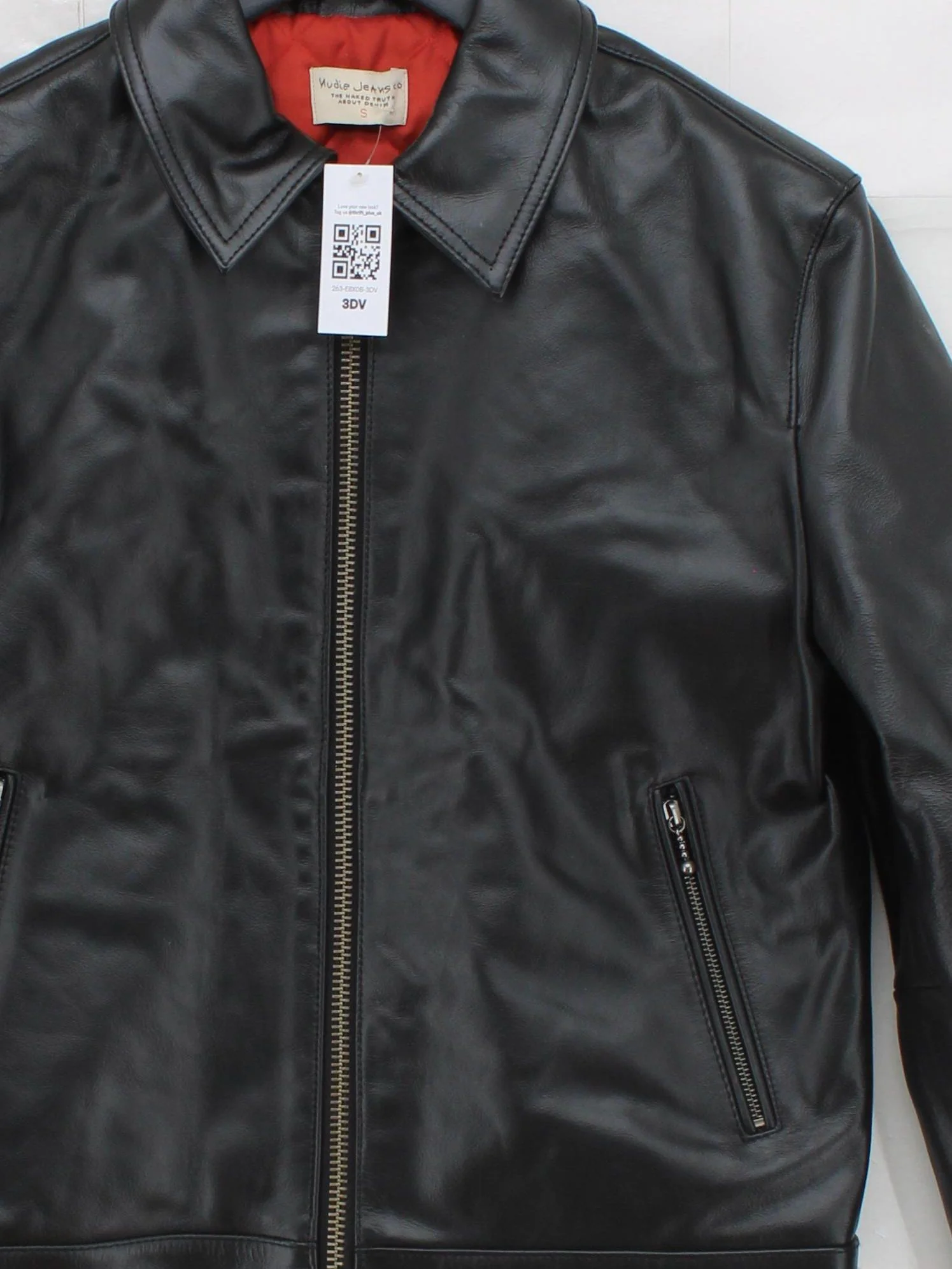 Nudie Jeans Motorcycle Jacket jacket black - Image 3