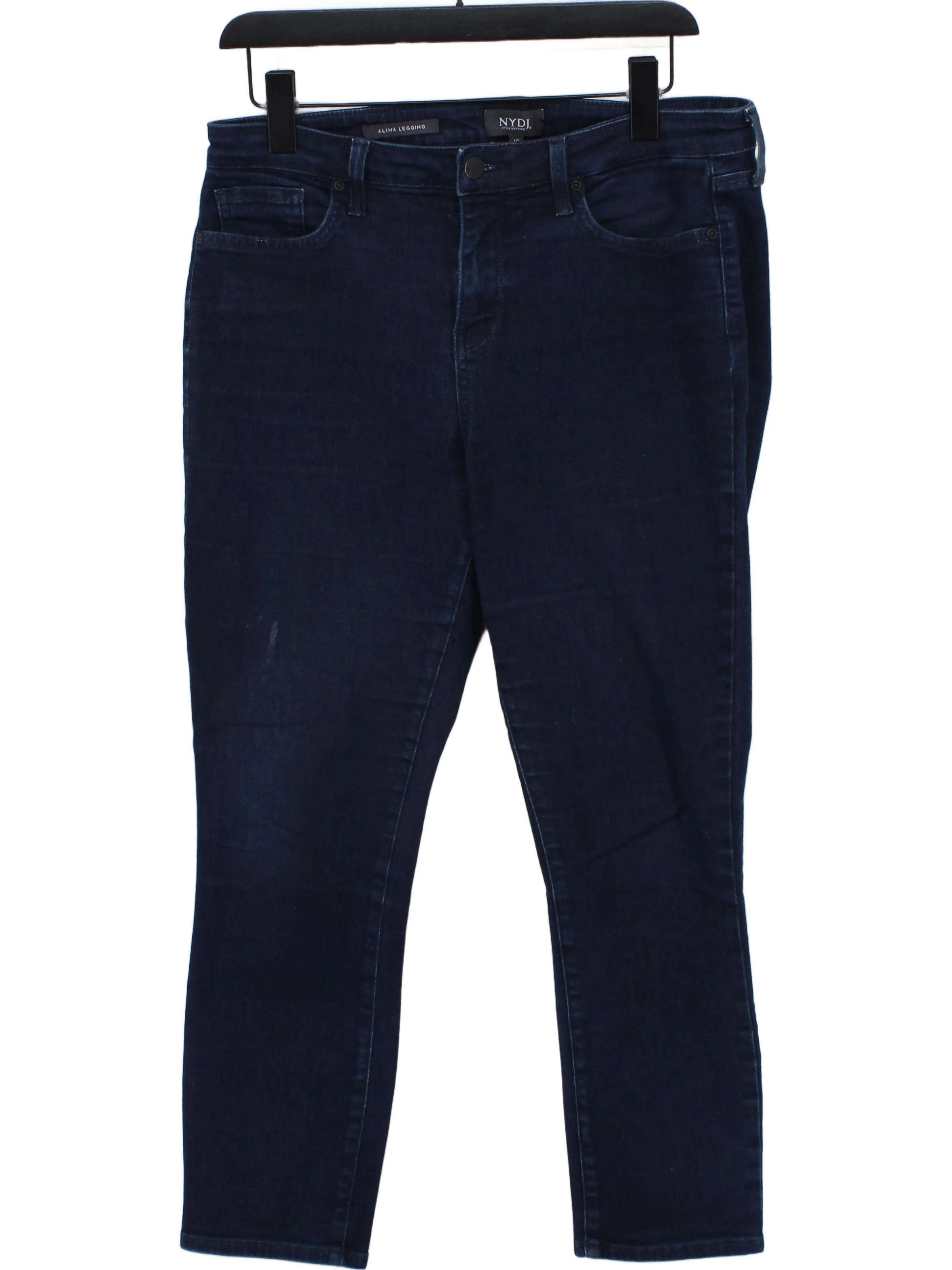 NYDJ Women's Jeans UK 10 Blue Cotton