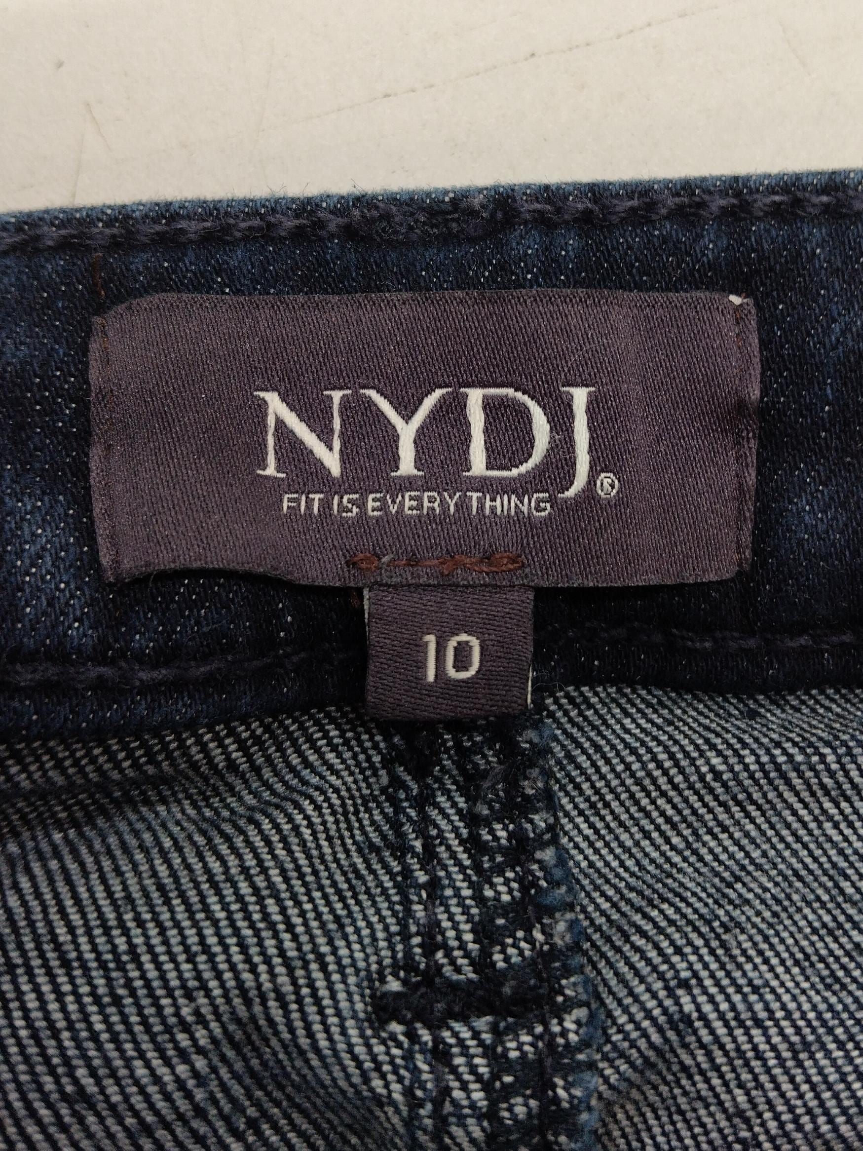 NYDJ Women's Jeans UK 10 Blue Cotton - Image 6