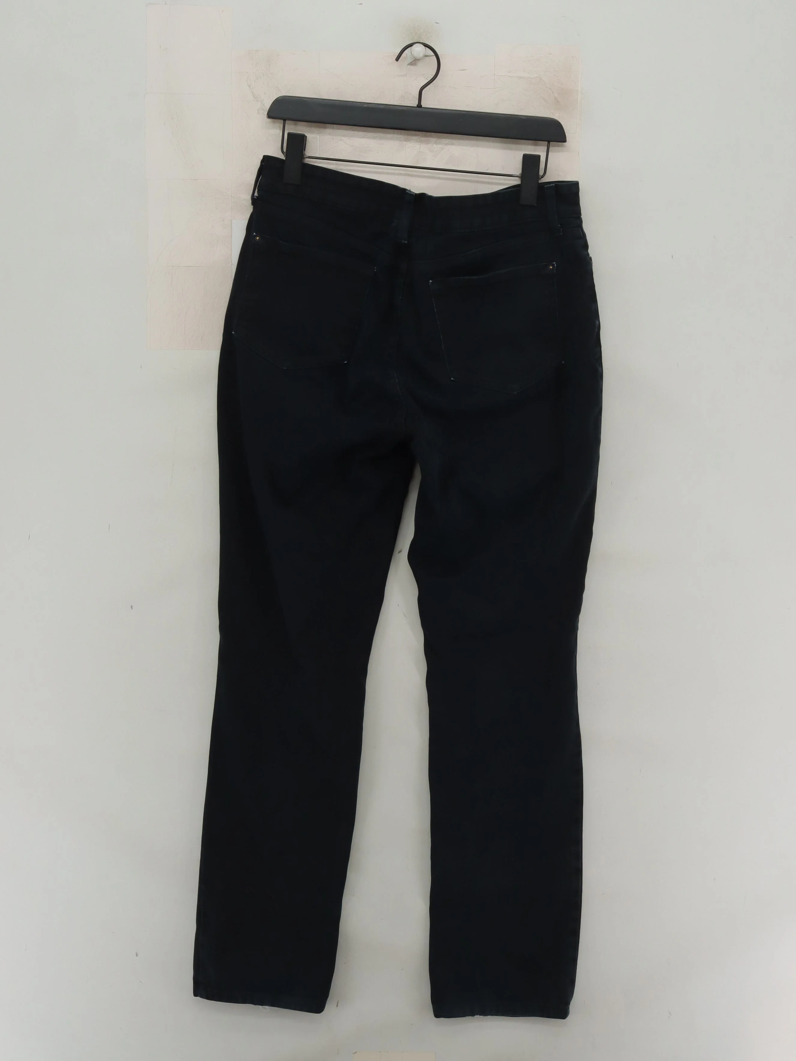 NYDJ Women's Jeans UK 14 Black 100% Other Straight - Image 2