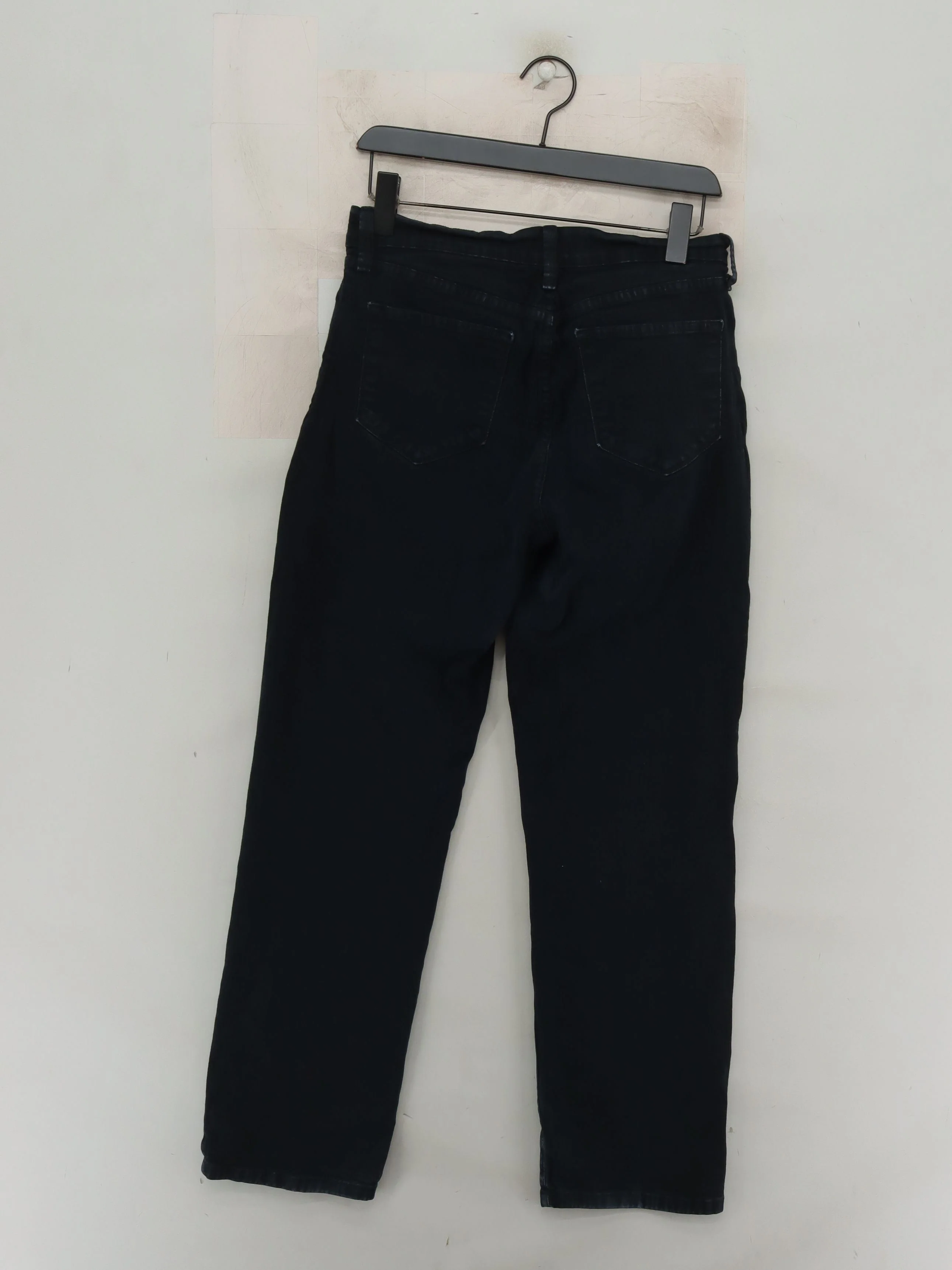 NYDJ Women's Jeans UK 14 Black Cotton with Elastane Straight - Image 2
