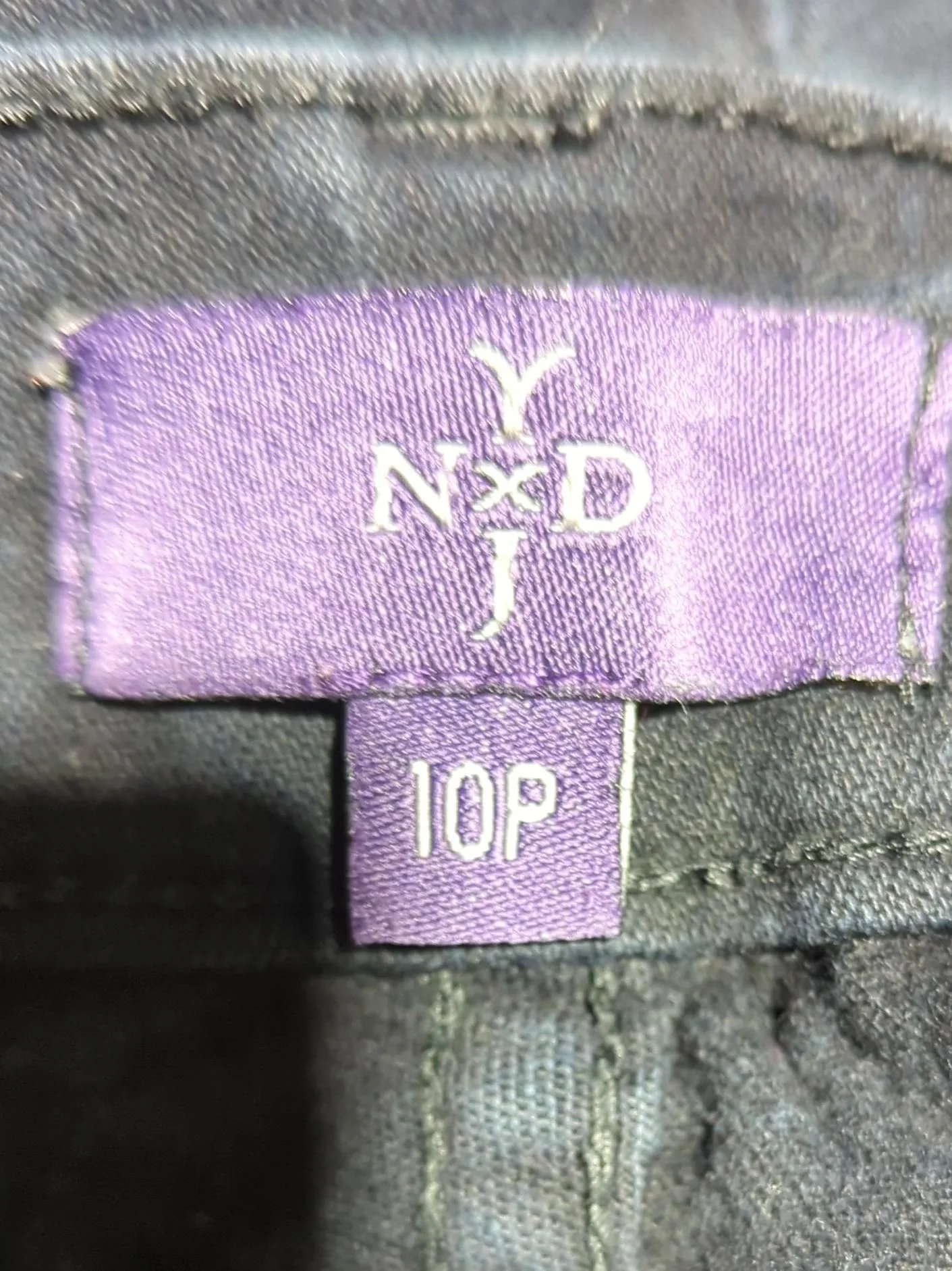 NYDJ Women's Jeans UK 14 Black Cotton with Elastane Straight - Image 6