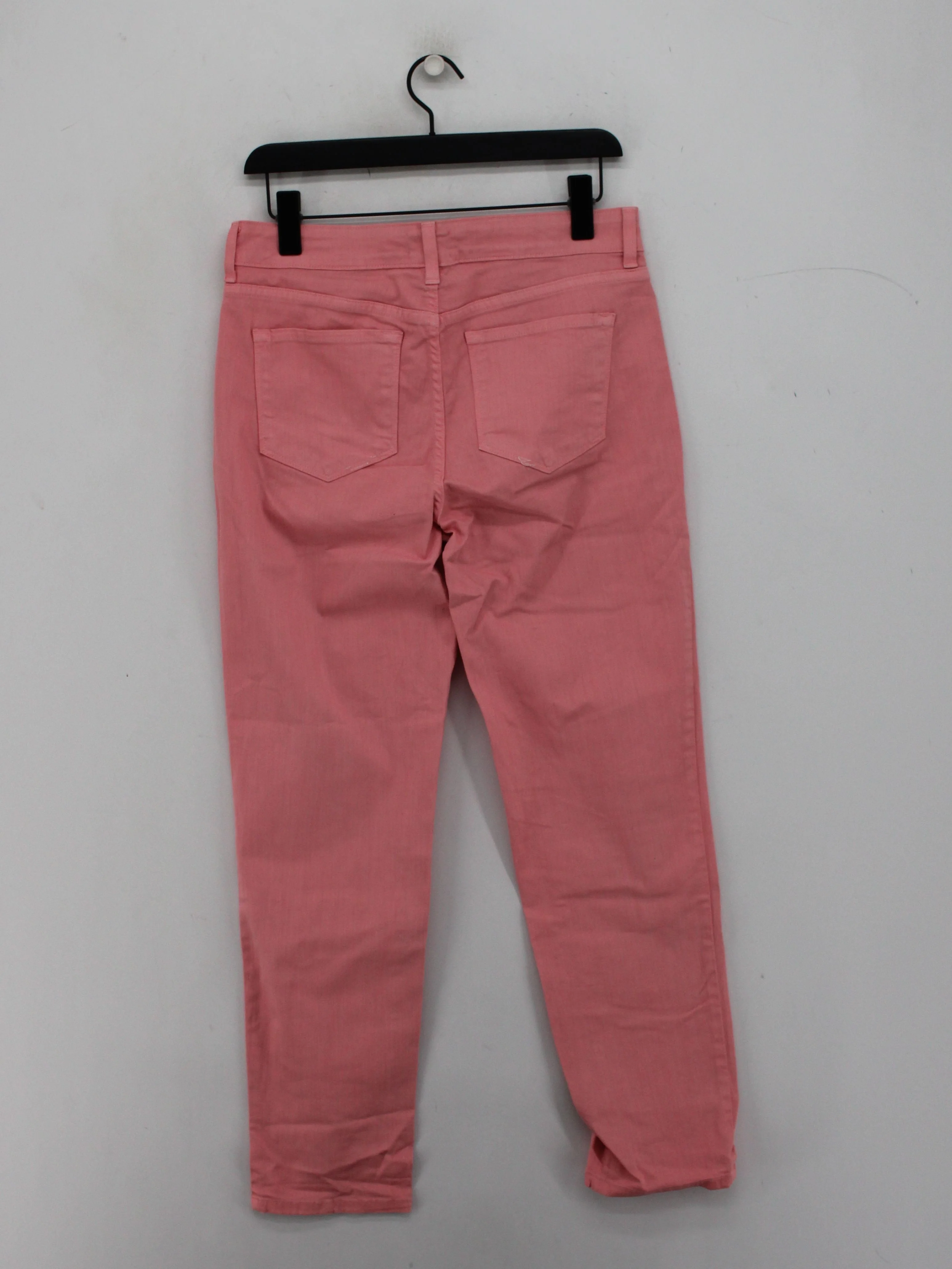 NYDJ Women's Trousers UK 10 Pink Cotton with Spandex Straight Chino - Image 2
