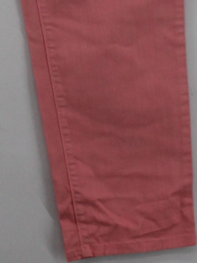 NYDJ Women's Trousers UK 10 Pink Cotton with Spandex Straight Chino - Image 4