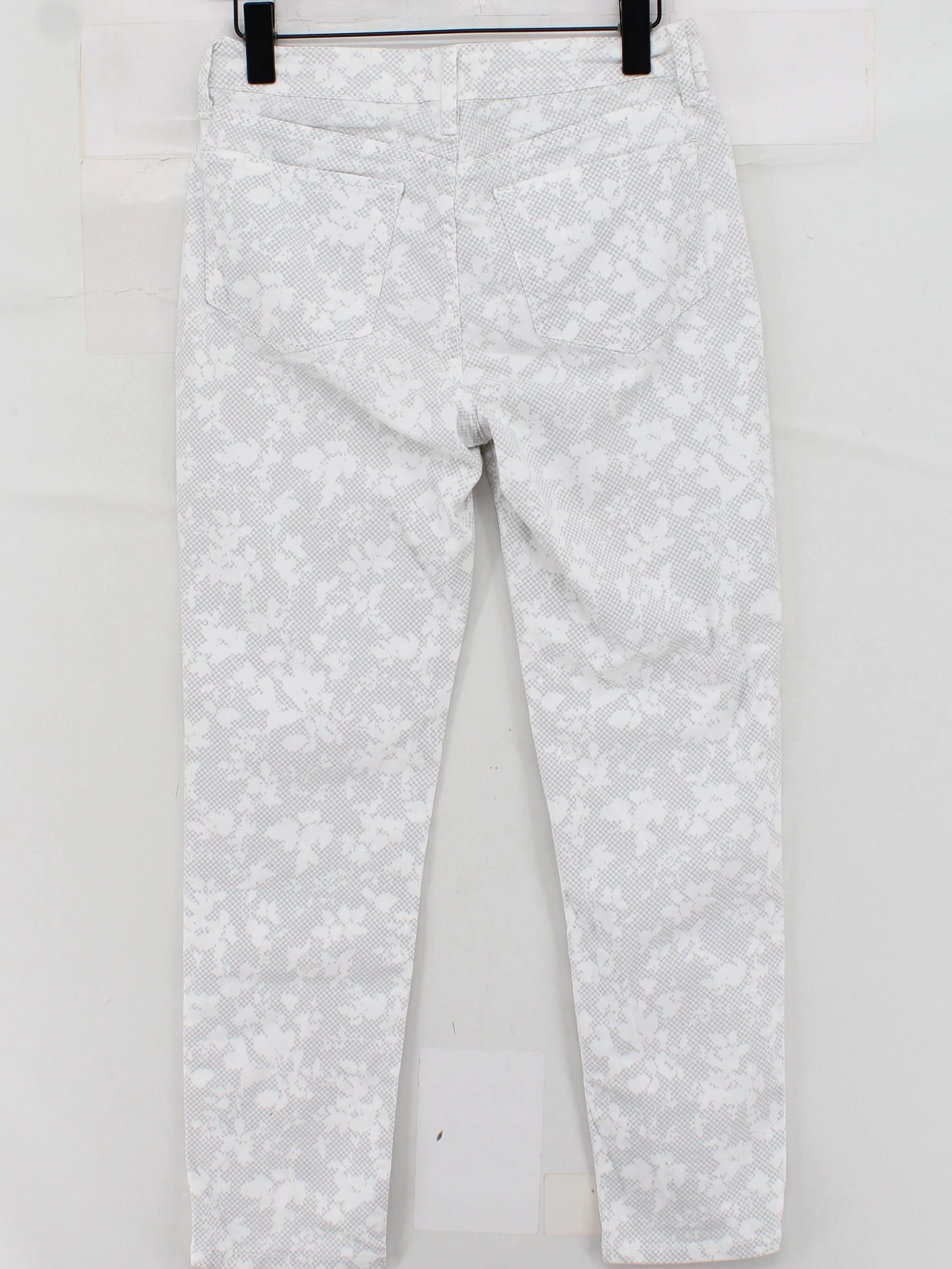 NYDJ Women's Trousers UK 10 White Cotton with Elastane Skinny Chino - Image 2
