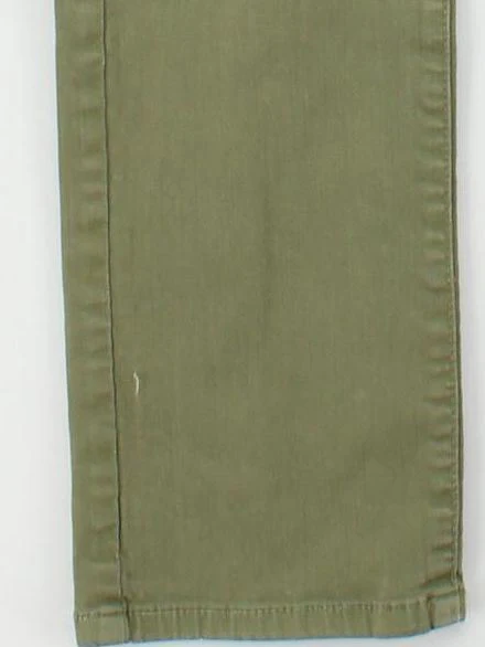 NYDJ Women's Trousers UK 12 Green Cotton with Elastane Straight Chino - Image 4