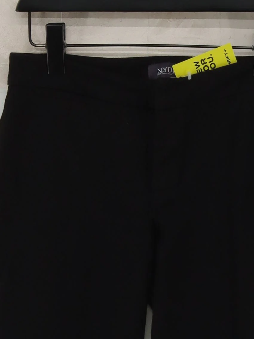 NYDJ Women's Trousers UK 6 Black 100% Other Straight Chino - Image 3