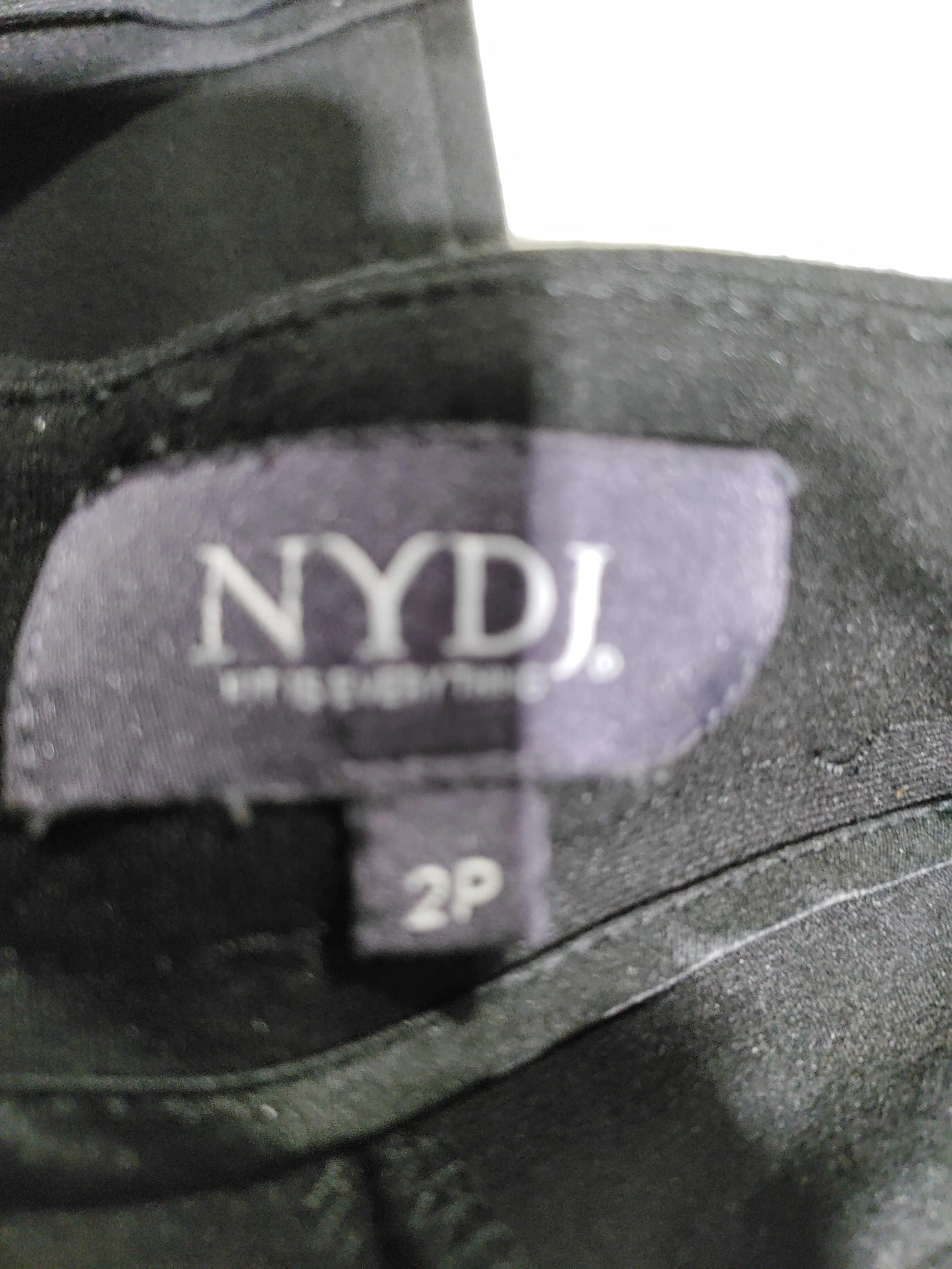 NYDJ Women's Trousers UK 6 Black 100% Other Straight Chino - Image 5