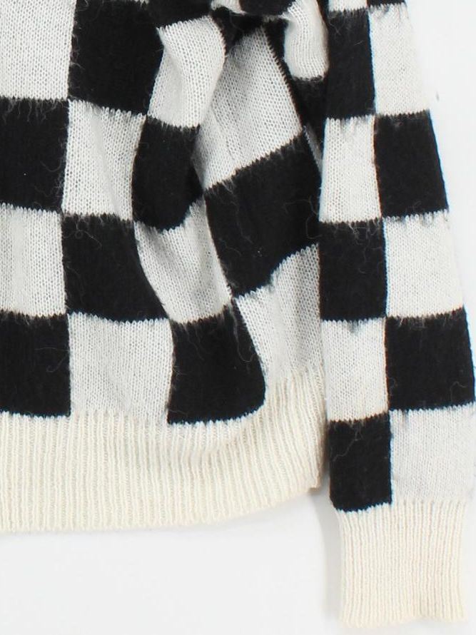 Oak + Fort Women's Cardigan S Multi Polyester with Mohair, Wool Cardigan - Image 4
