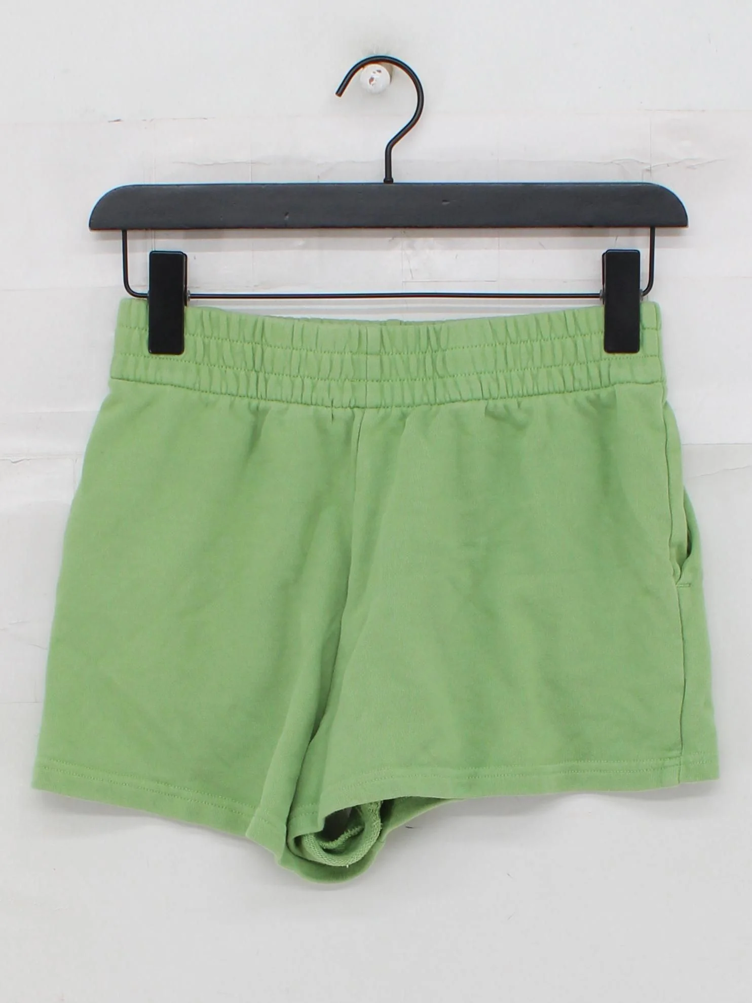 Oak + Fort Women's Shorts XS Green 100% Cotton Sweat - Image 2