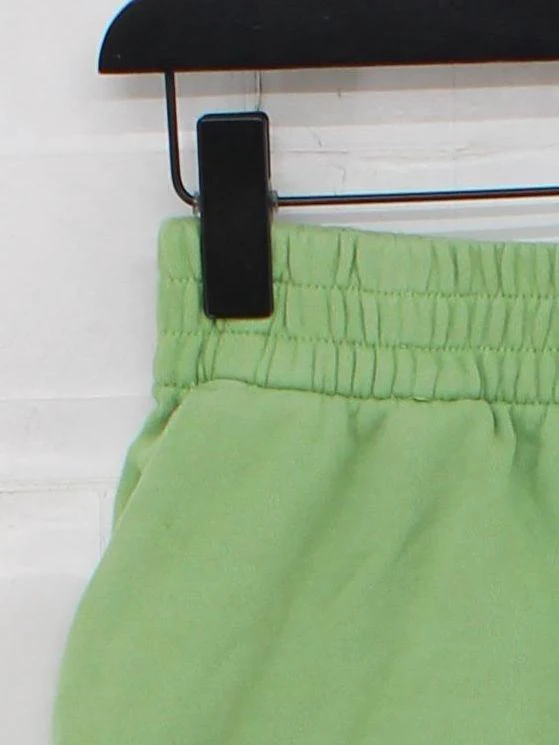 Oak + Fort Women's Shorts XS Green 100% Cotton Sweat - Image 4