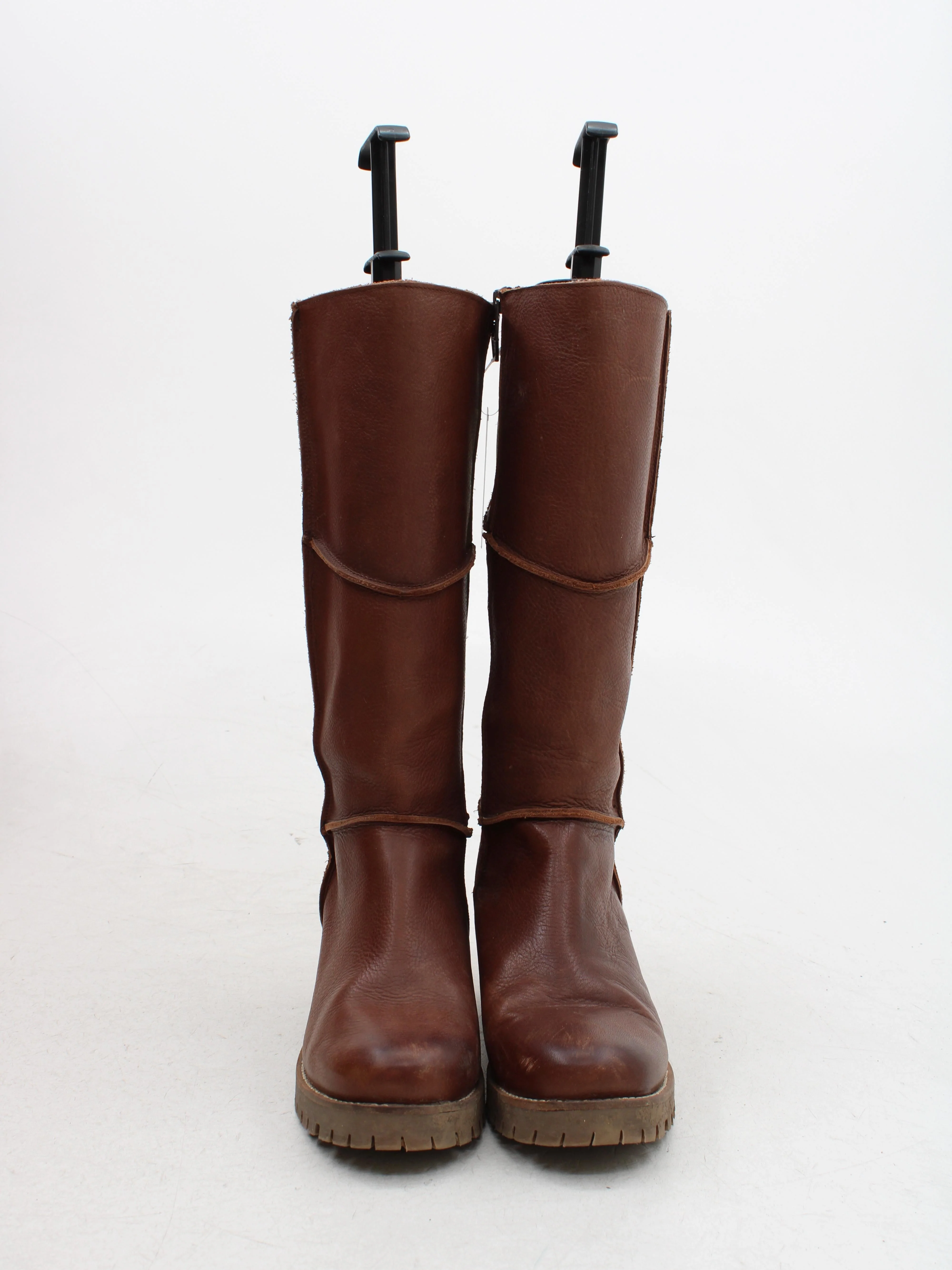 Oak & Hyde Women's Boots UK 6 Brown 100% Leather Riding Boot - Image 2