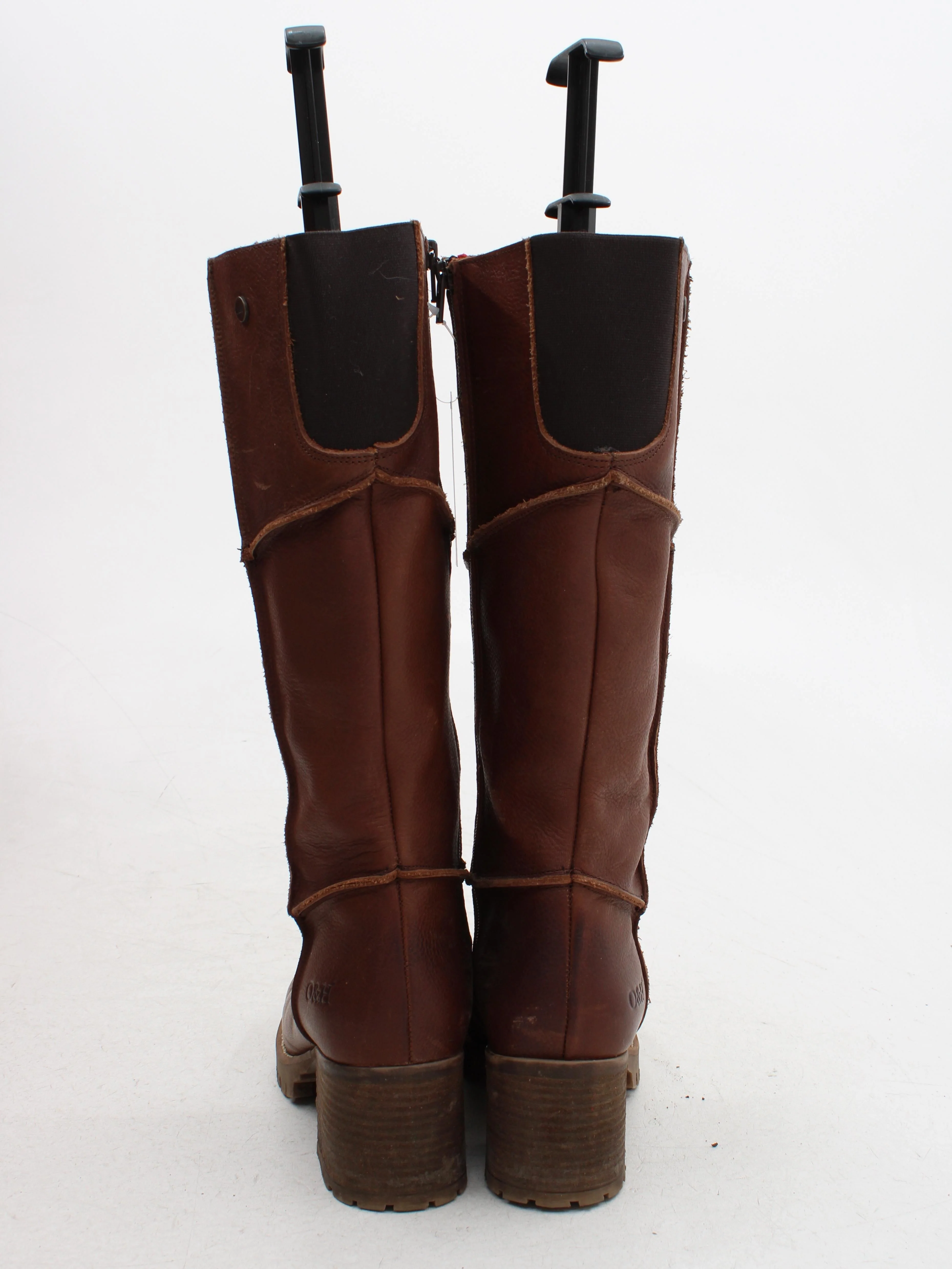 Oak & Hyde Women's Boots UK 6 Brown 100% Leather Riding Boot - Image 3
