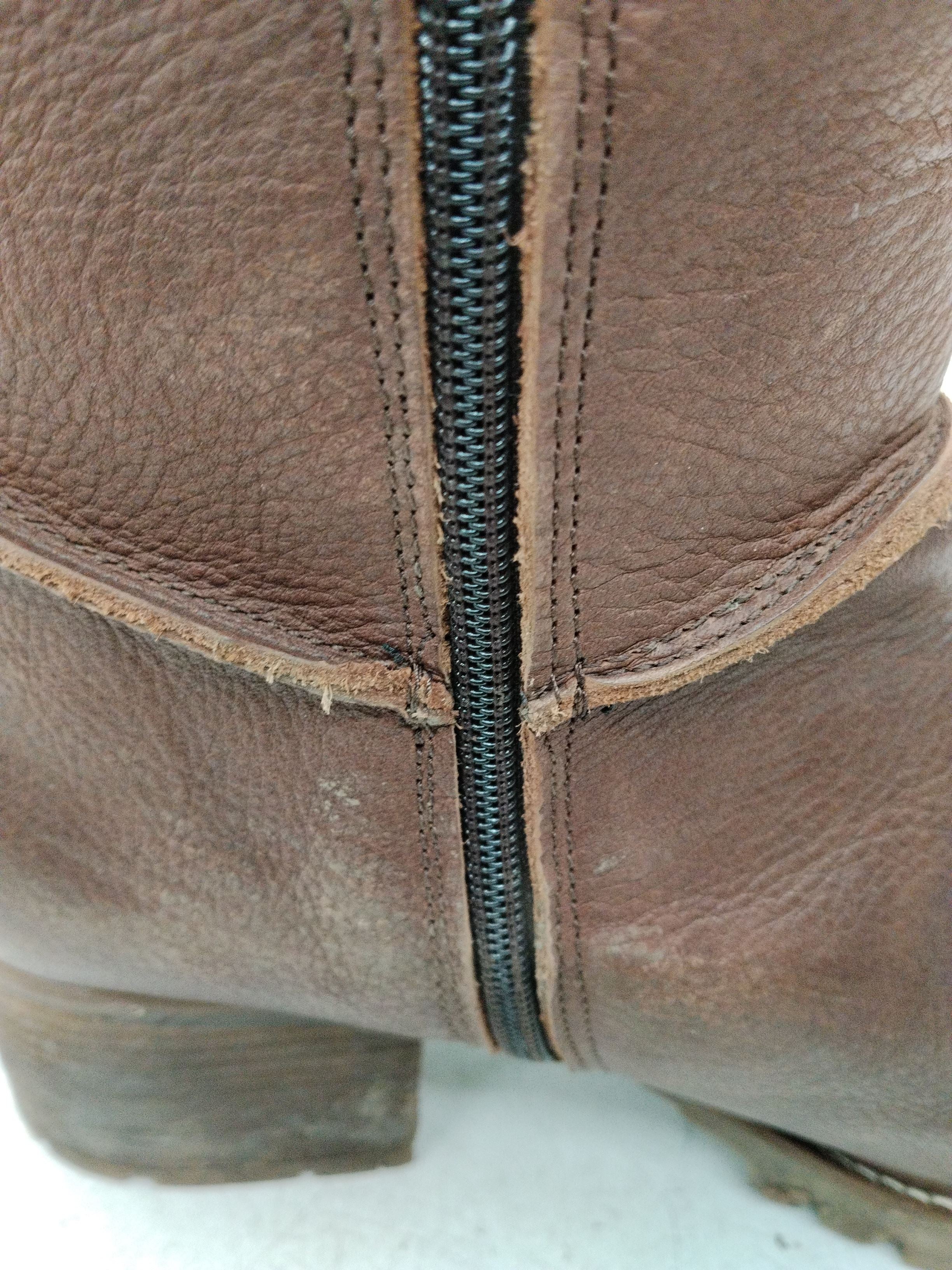 Oak & Hyde Women's Boots UK 6 Brown 100% Leather Riding Boot - Image 9
