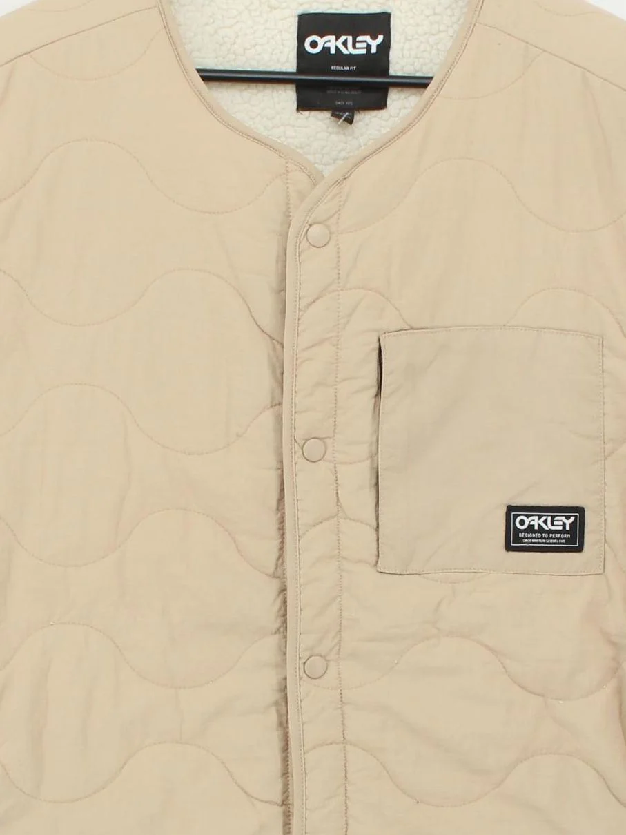 Oakley Men's Coat XL Tan Nylon with Polyester Overcoat - Image 3
