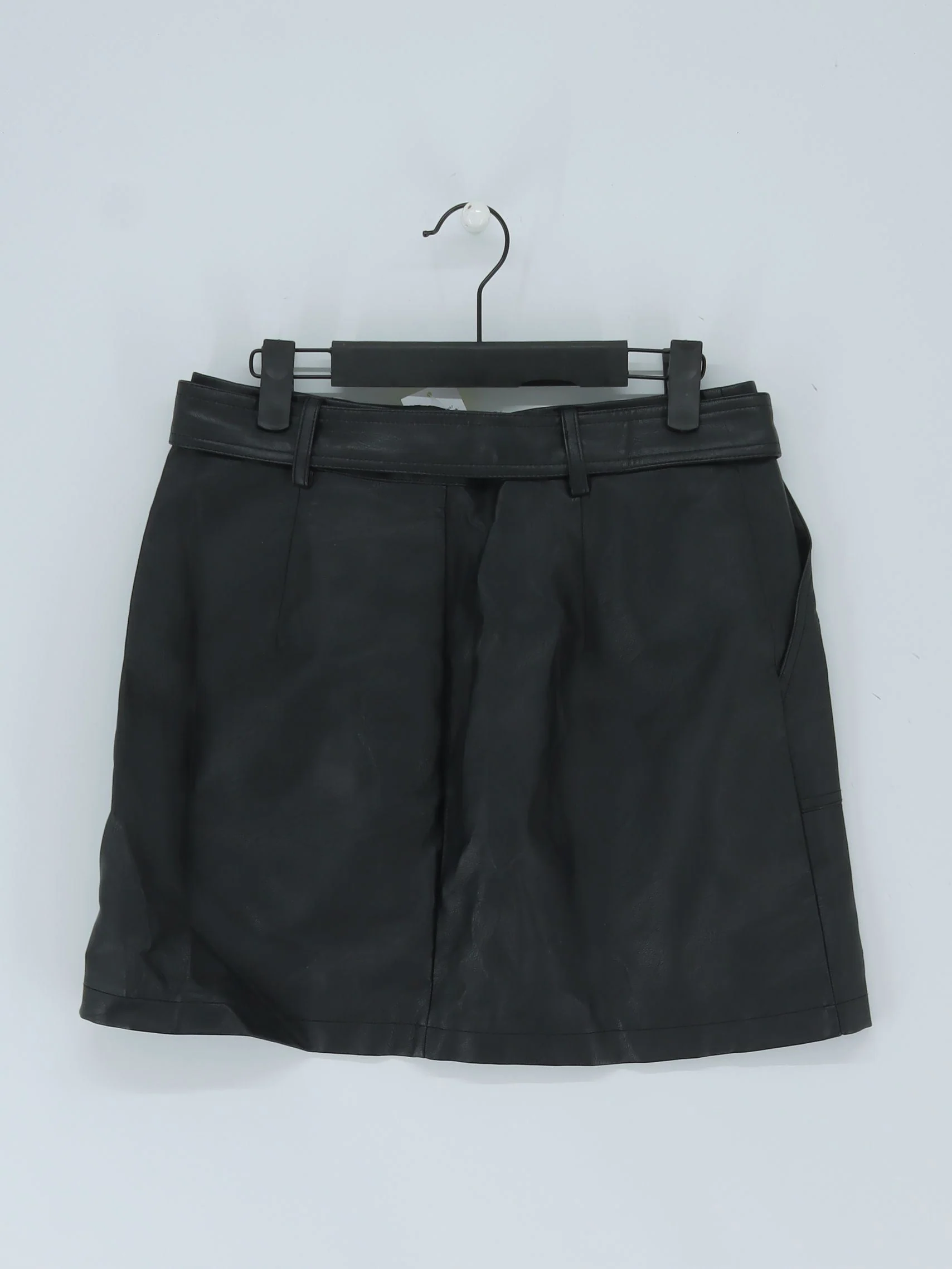 Oasis Women's Mini Skirt UK 10 Black Polyester with Other, Viscose Short Mini - Image 2
