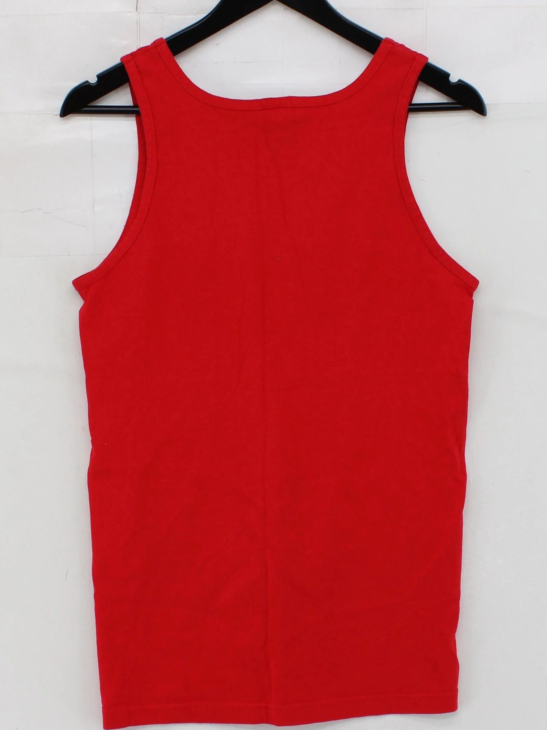 Obey Men's T-Shirt S Red Graphic 100% Cotton Sleeveless Round Neck Basic - Image 2
