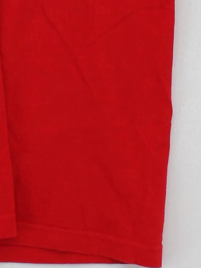 Obey Men's T-Shirt S Red Graphic 100% Cotton Sleeveless Round Neck Basic - Image 4