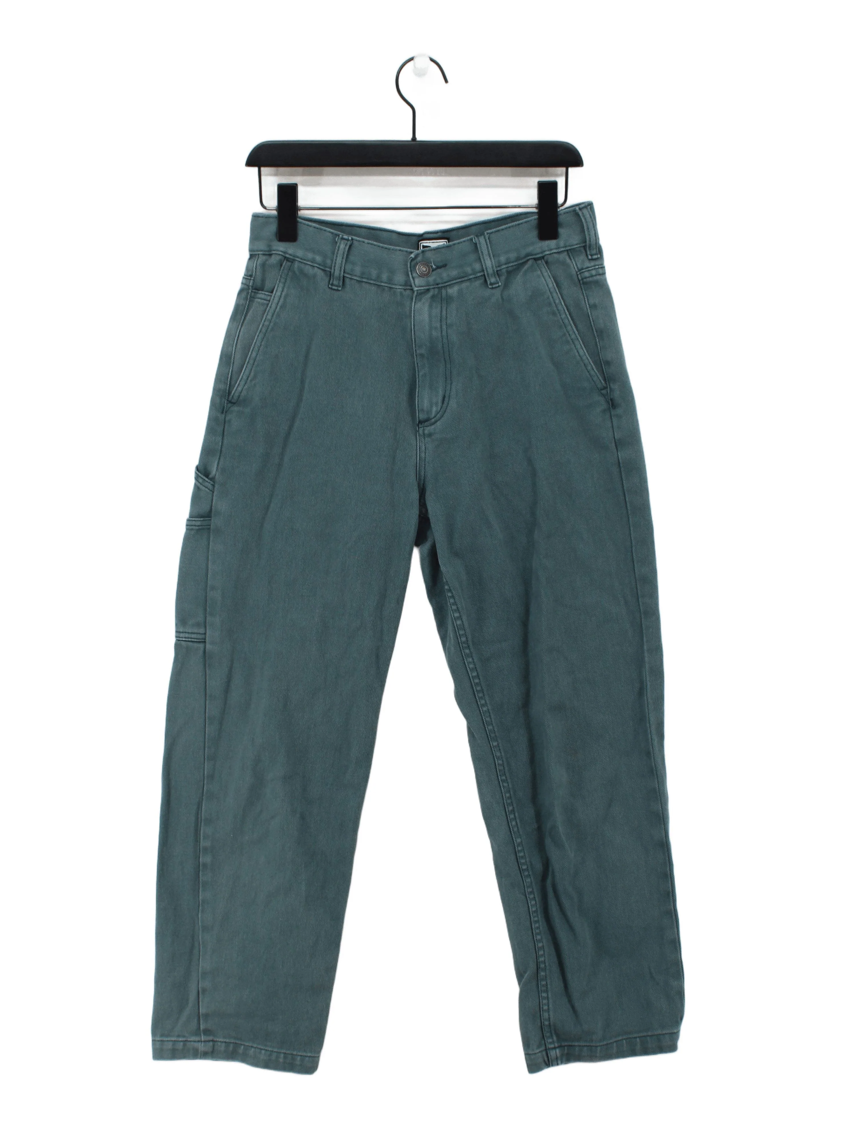 Obey Men's Trousers S Green 100% Cotton Straight Chino