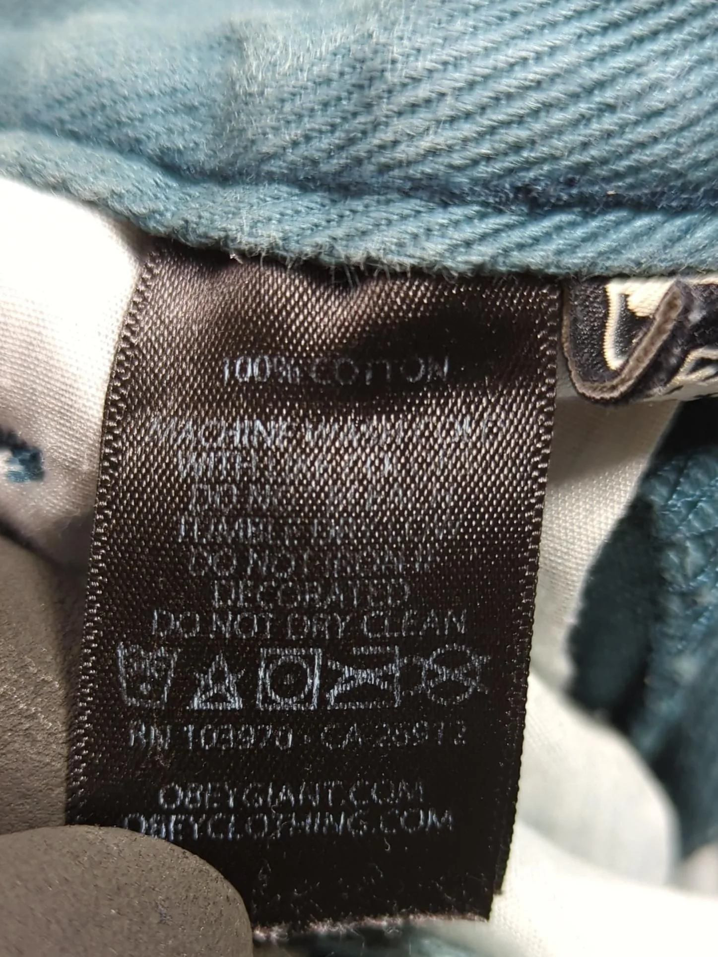 Obey Men's Trousers S Green 100% Cotton Straight Chino - Image 6