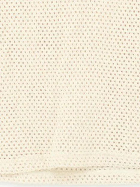 Obey Women's Top S Cream 100% Cotton Sleeveless V-Neck Basic - Image 4