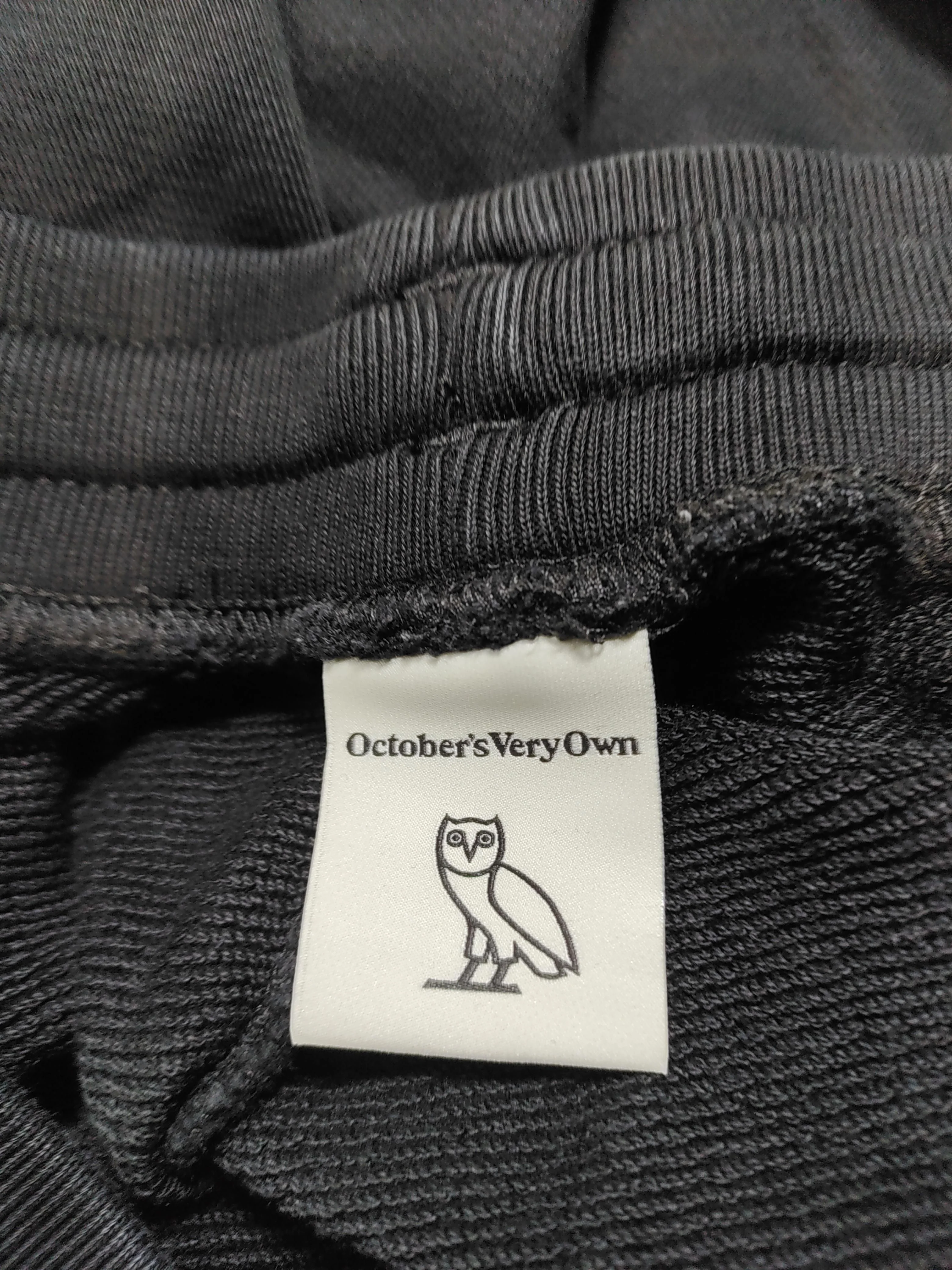 October's Very Own Men's Shorts XXS Black 100% Cotton Sweat - Image 5