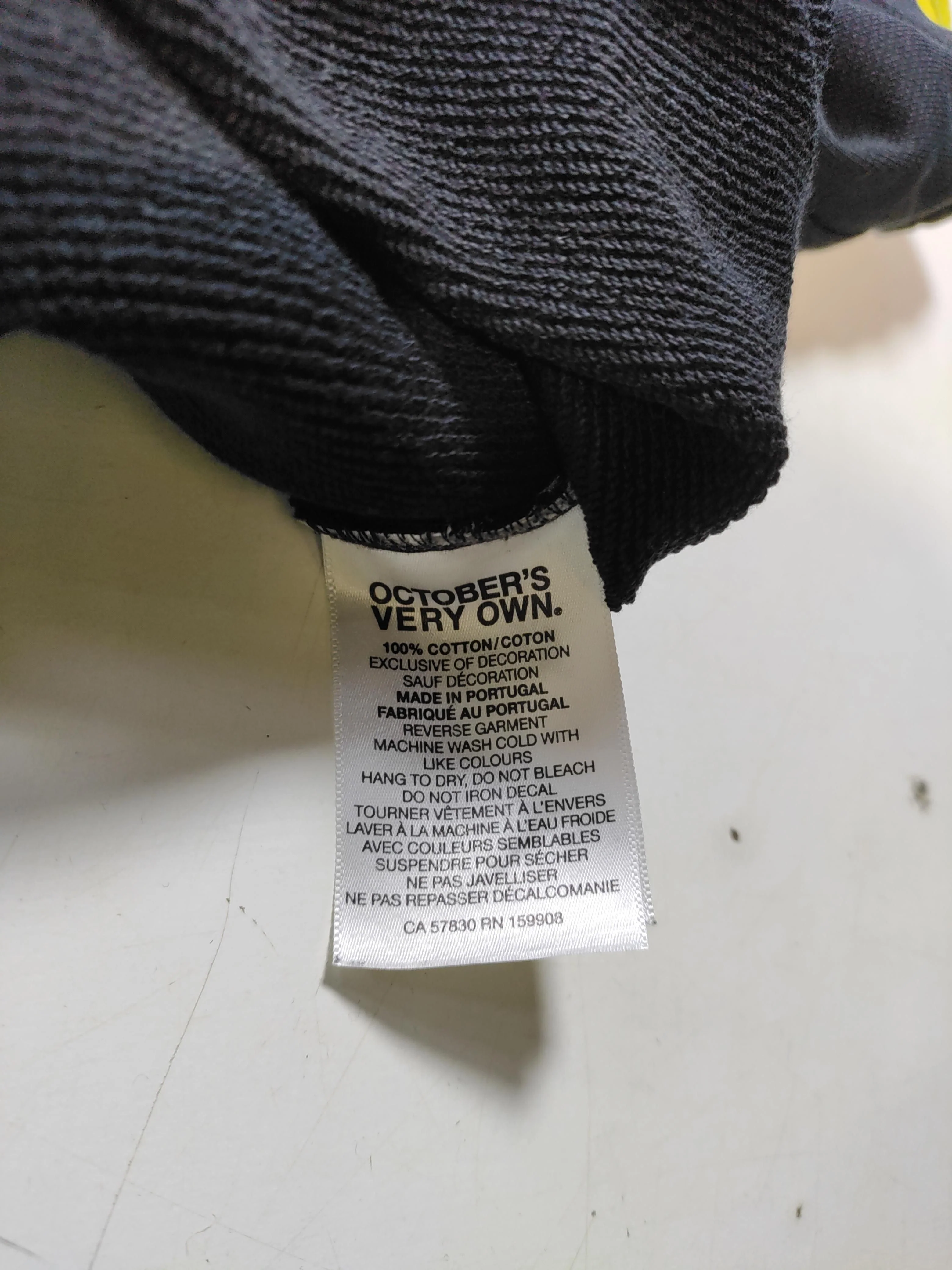 October's Very Own Men's Shorts XXS Black 100% Cotton Sweat - Image 6