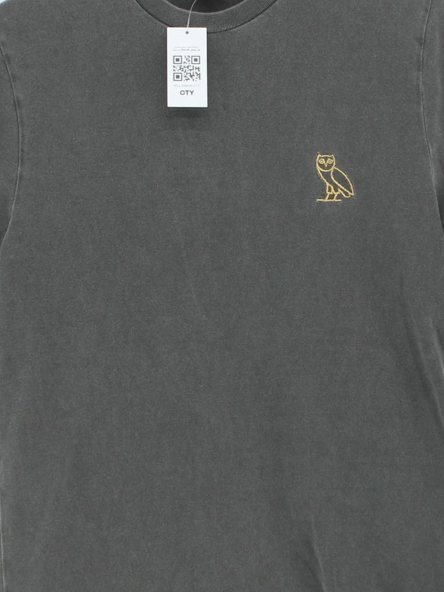 October's Very Own Men's T-Shirt L Grey Graphic 100% Cotton Basic - Image 3
