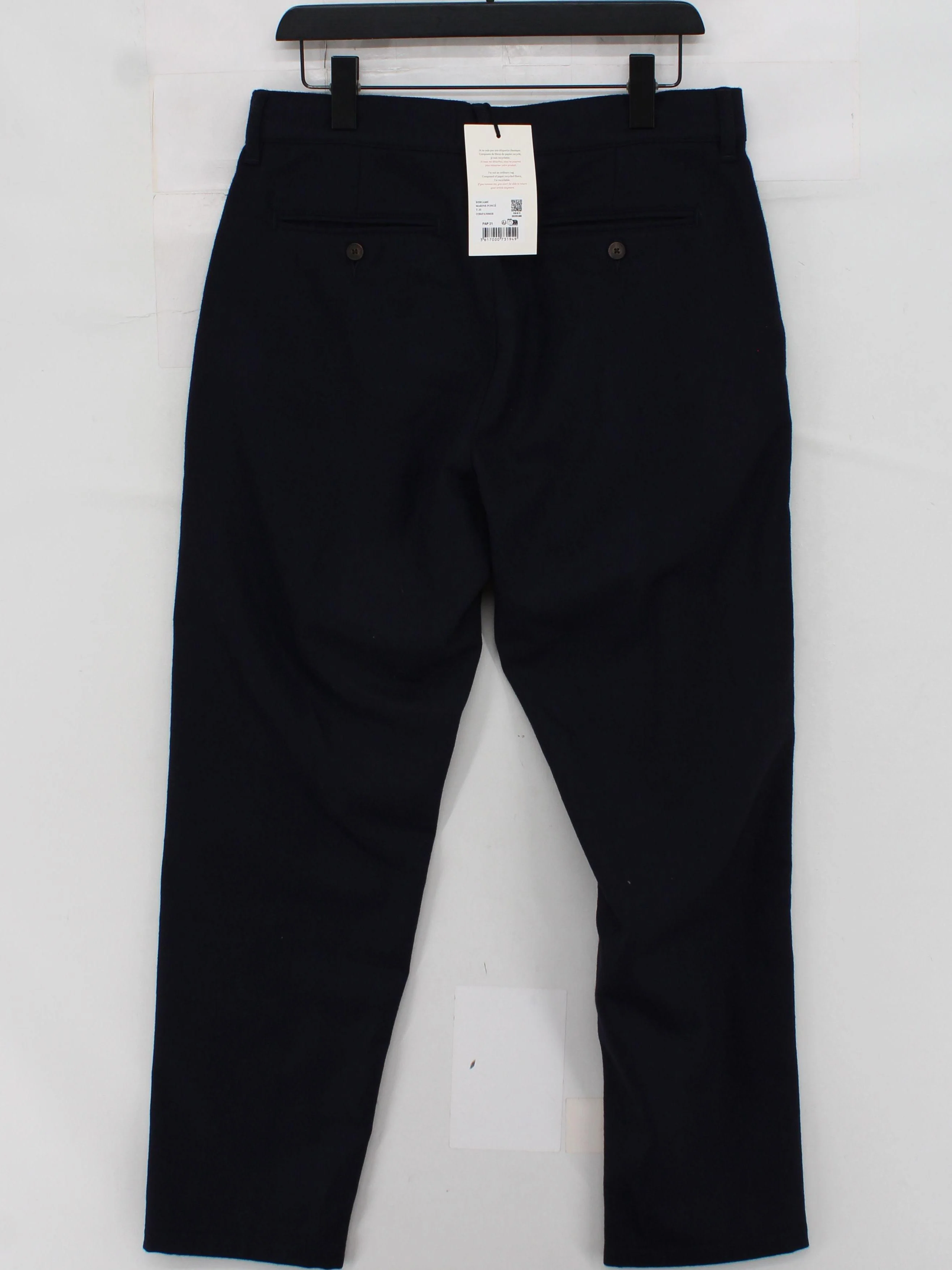 Octobre Editions Men's Trousers W 36 in Blue Wool New with tags - Image 2
