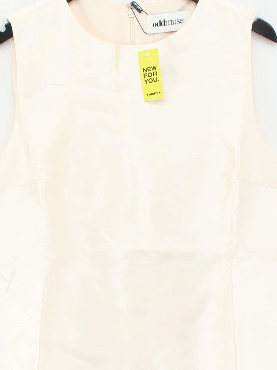 oddmuse Mini Dress XL in Cream - Image 3