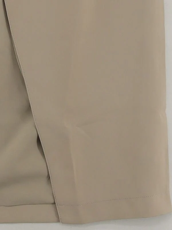 Oddmuse Women's Midi Skirt M Tan Polyester with Spandex Midi Straight & Pencil - Image 4