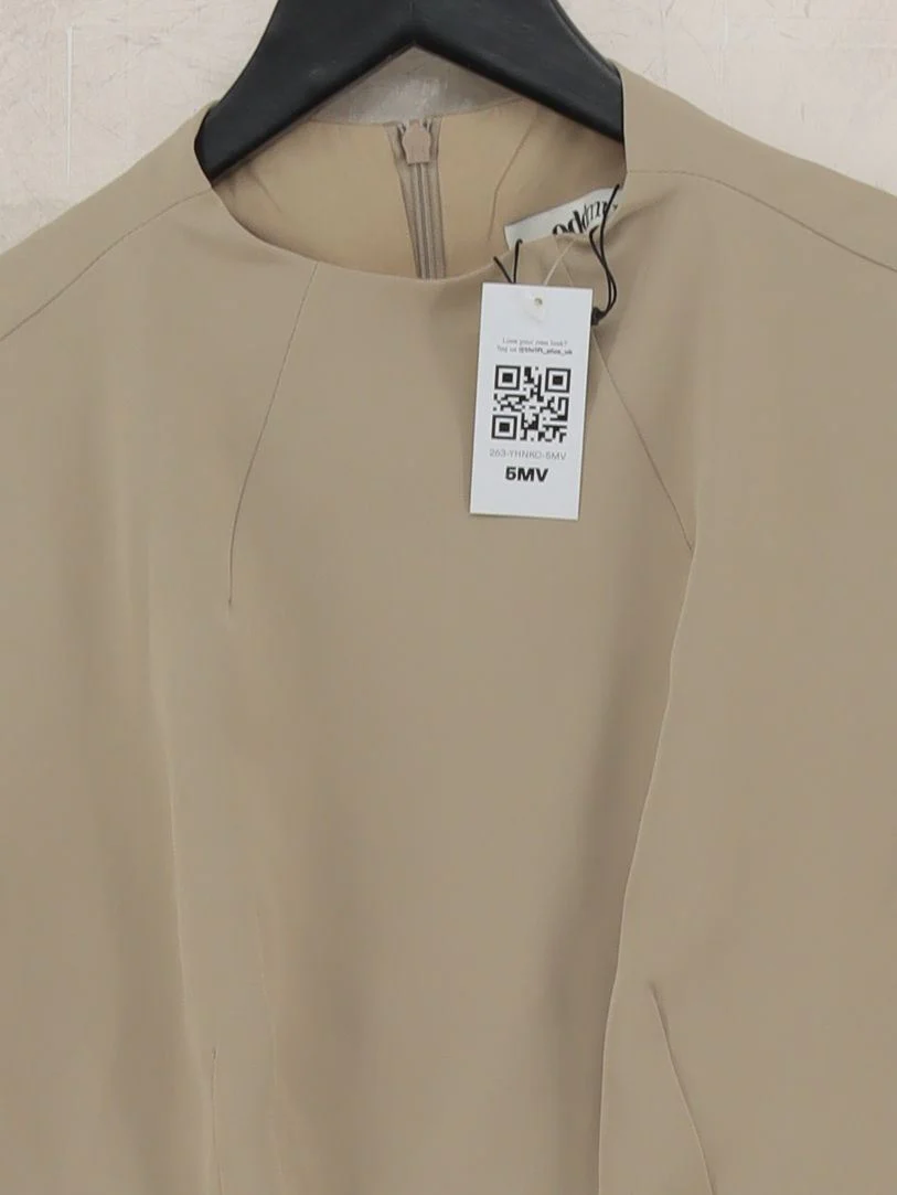 Oddmuse Women's Top M Tan Polyester with Spandex Sleeveless Round Neck Basic - Image 3