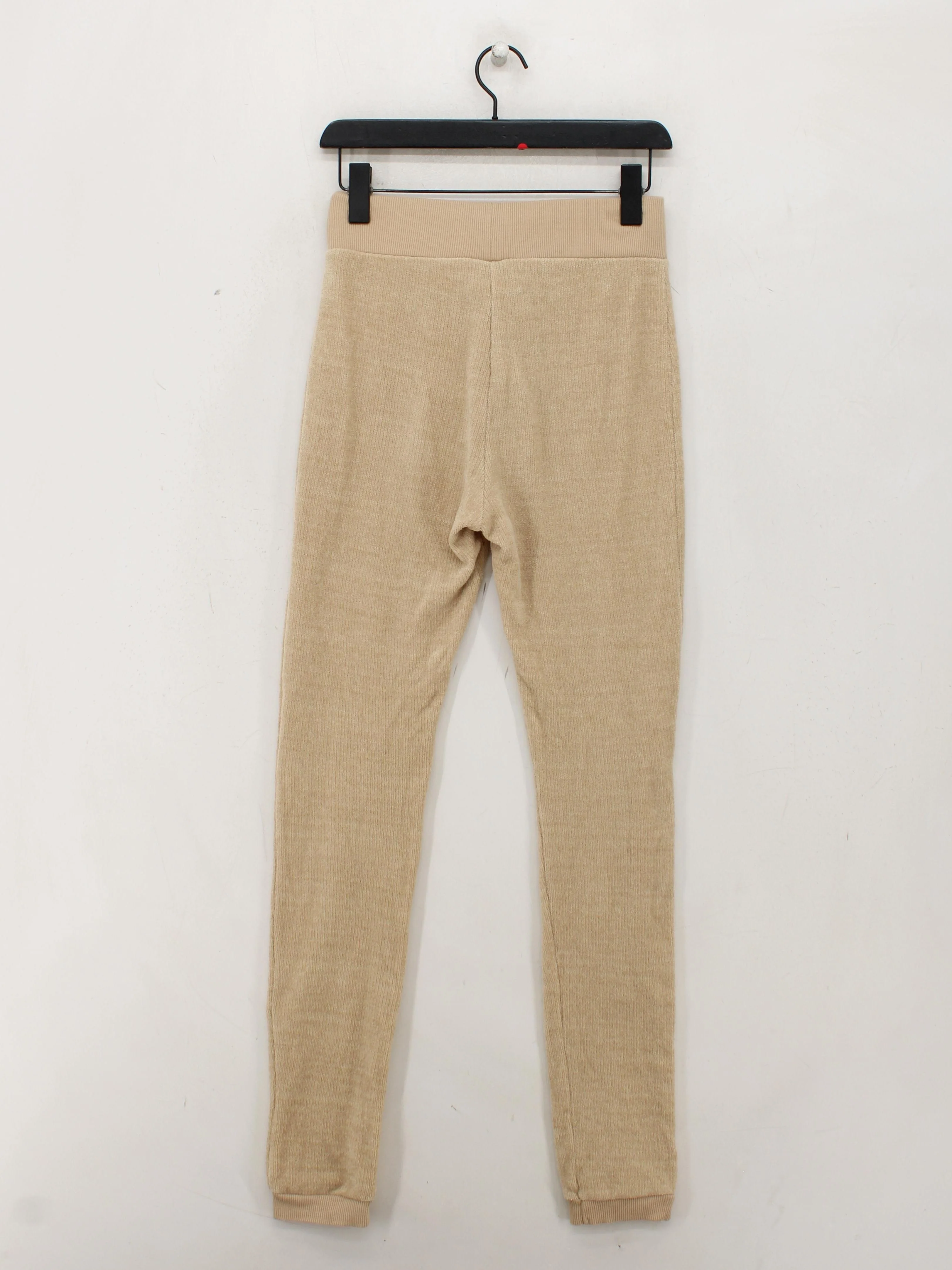 Odolls Women's Sports Bottoms UK 10 Cream 100% Polyester Tapered Sweatpants - Image 2