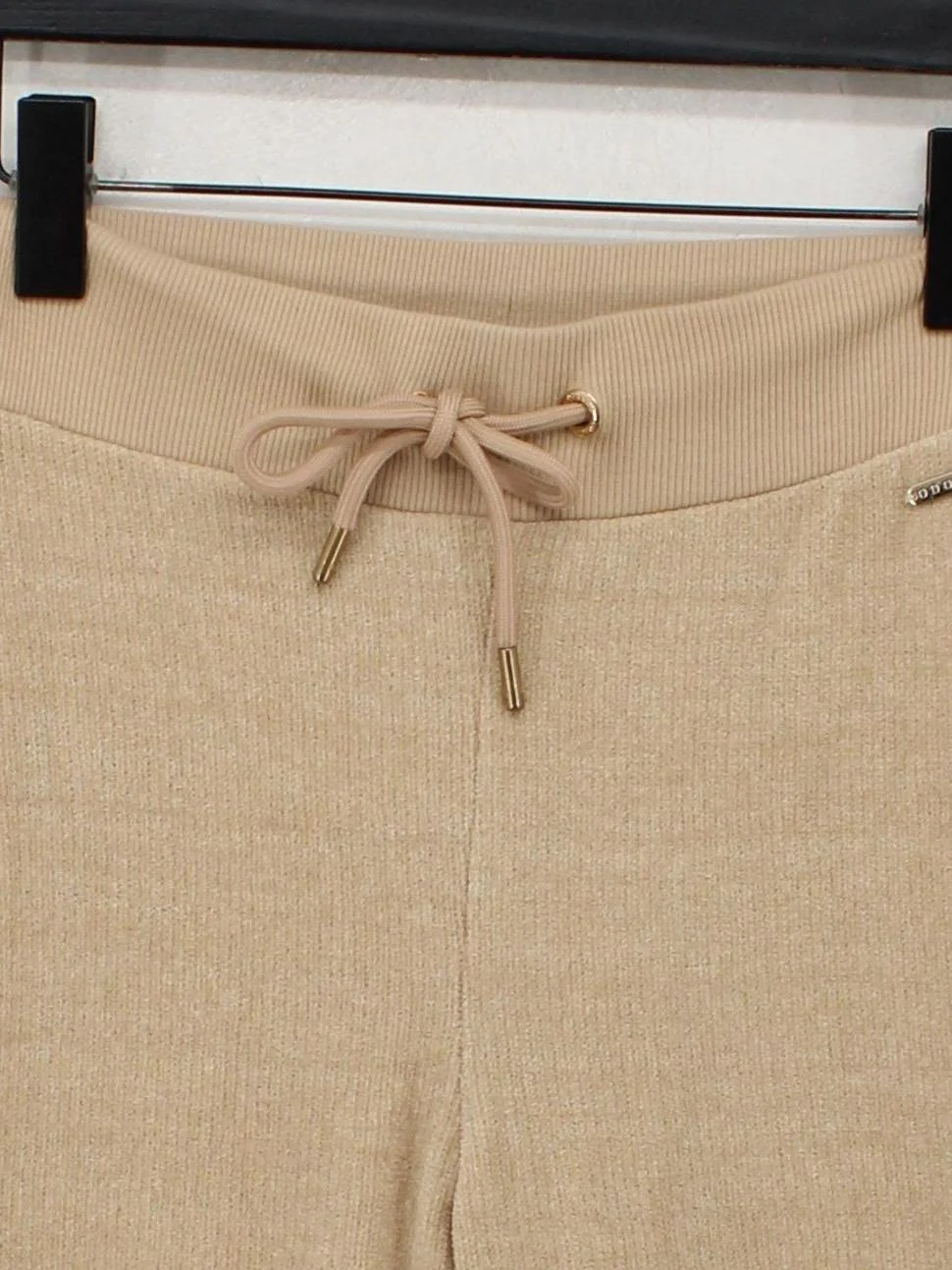 Odolls Women's Sports Bottoms UK 10 Cream 100% Polyester Tapered Sweatpants - Image 3