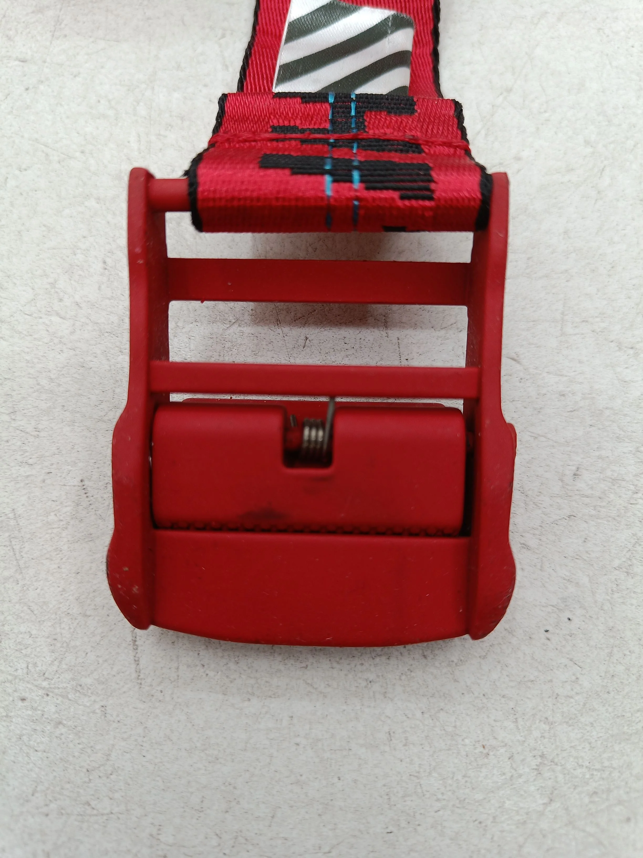 Off-White Men's Belt M Red Graphic 100% Other Dress Belt - Image 5