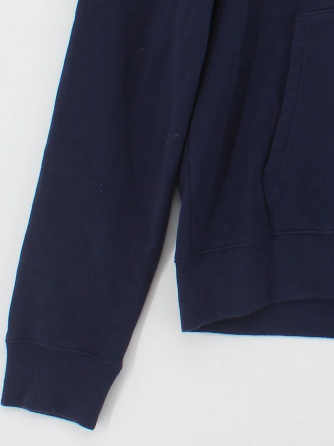 Off-White Men's Hoodie L Blue Graphic 100% Cotton Pullover - Image 4