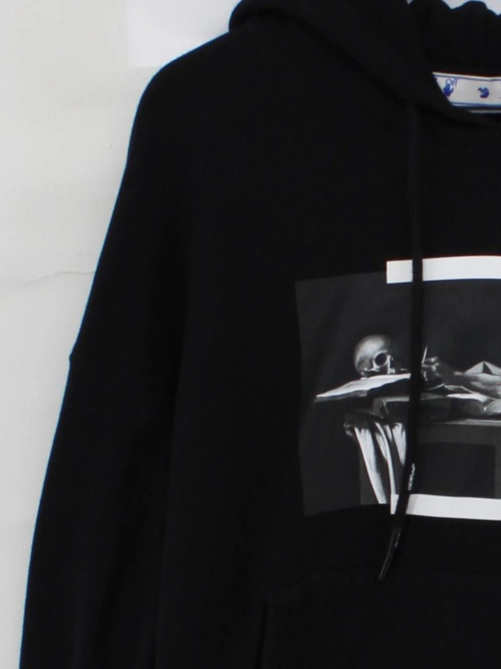 Off-White Men's Hoodie XL Black Graphic Cotton with Elastane Pullover - Image 4