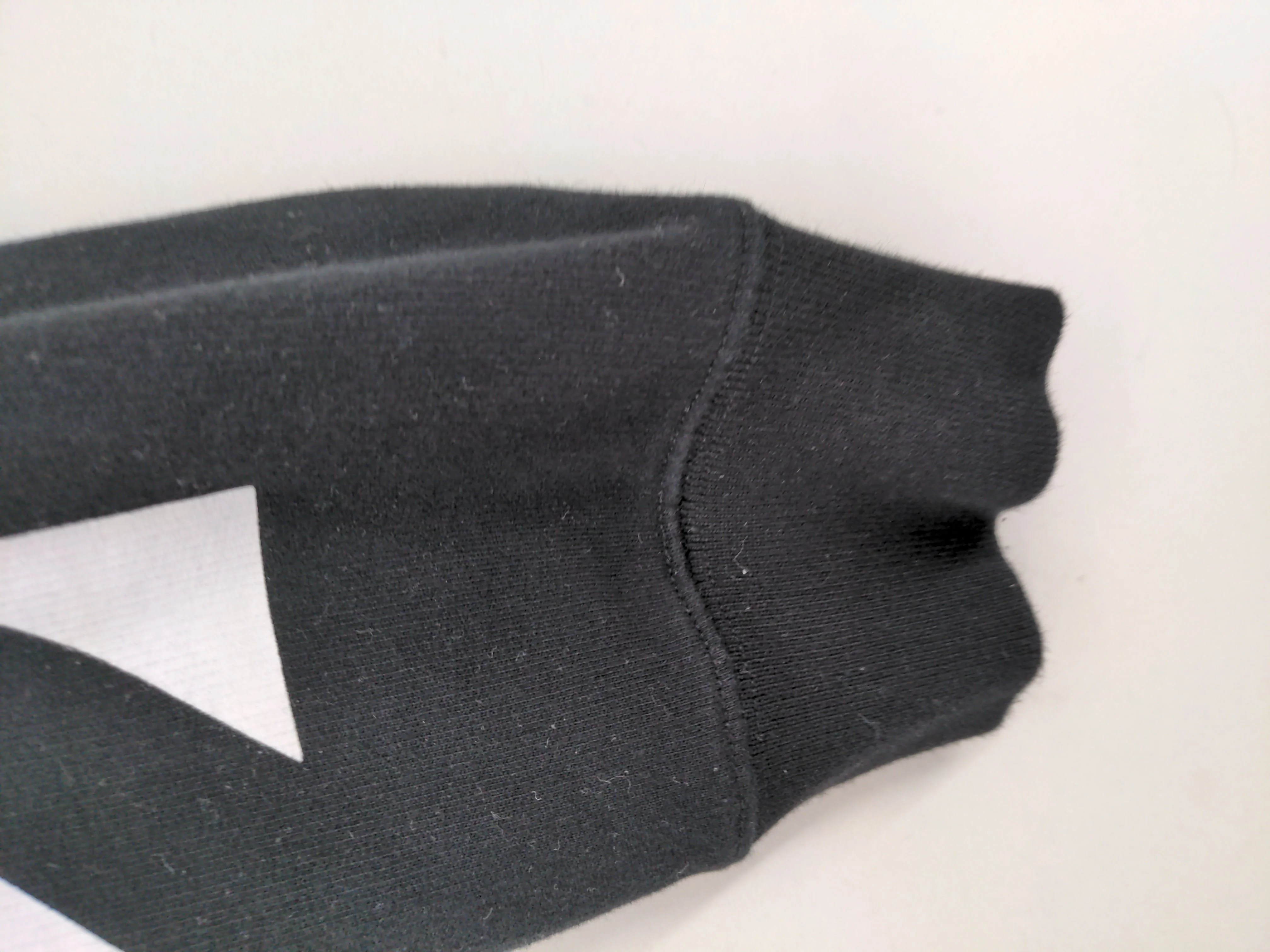 Off-White Men's Hoodie XL Black Graphic Cotton with Elastane Pullover - Image 5