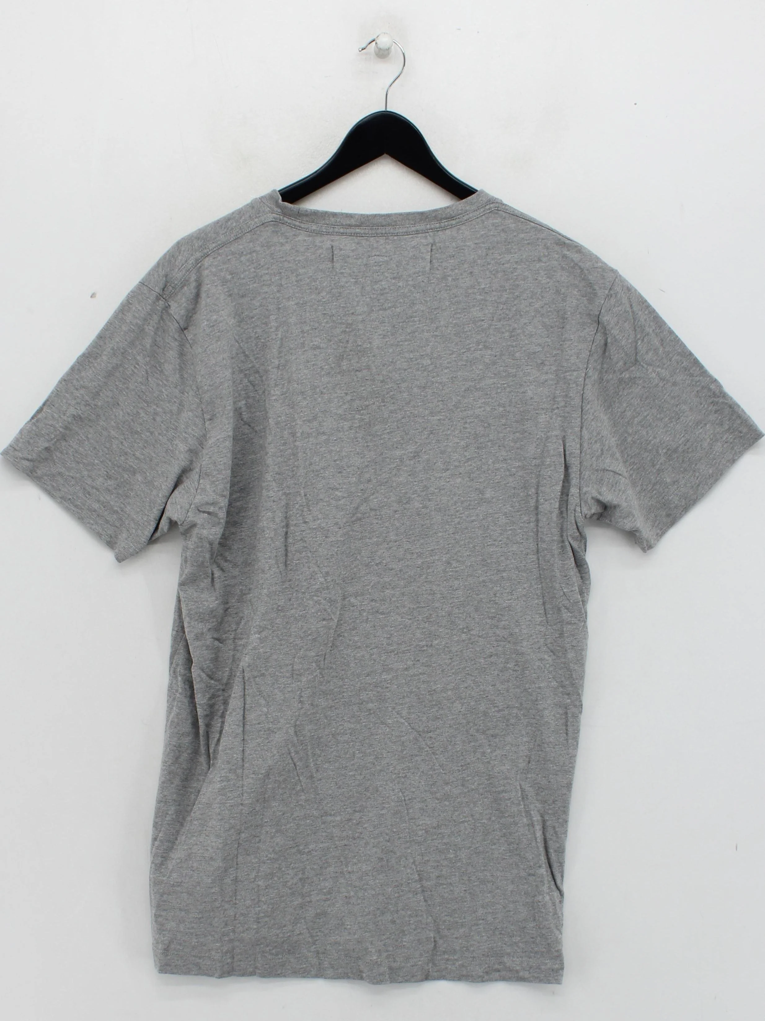 Off-White Men's T-Shirt L Grey 100% Cotton Basic - Image 2