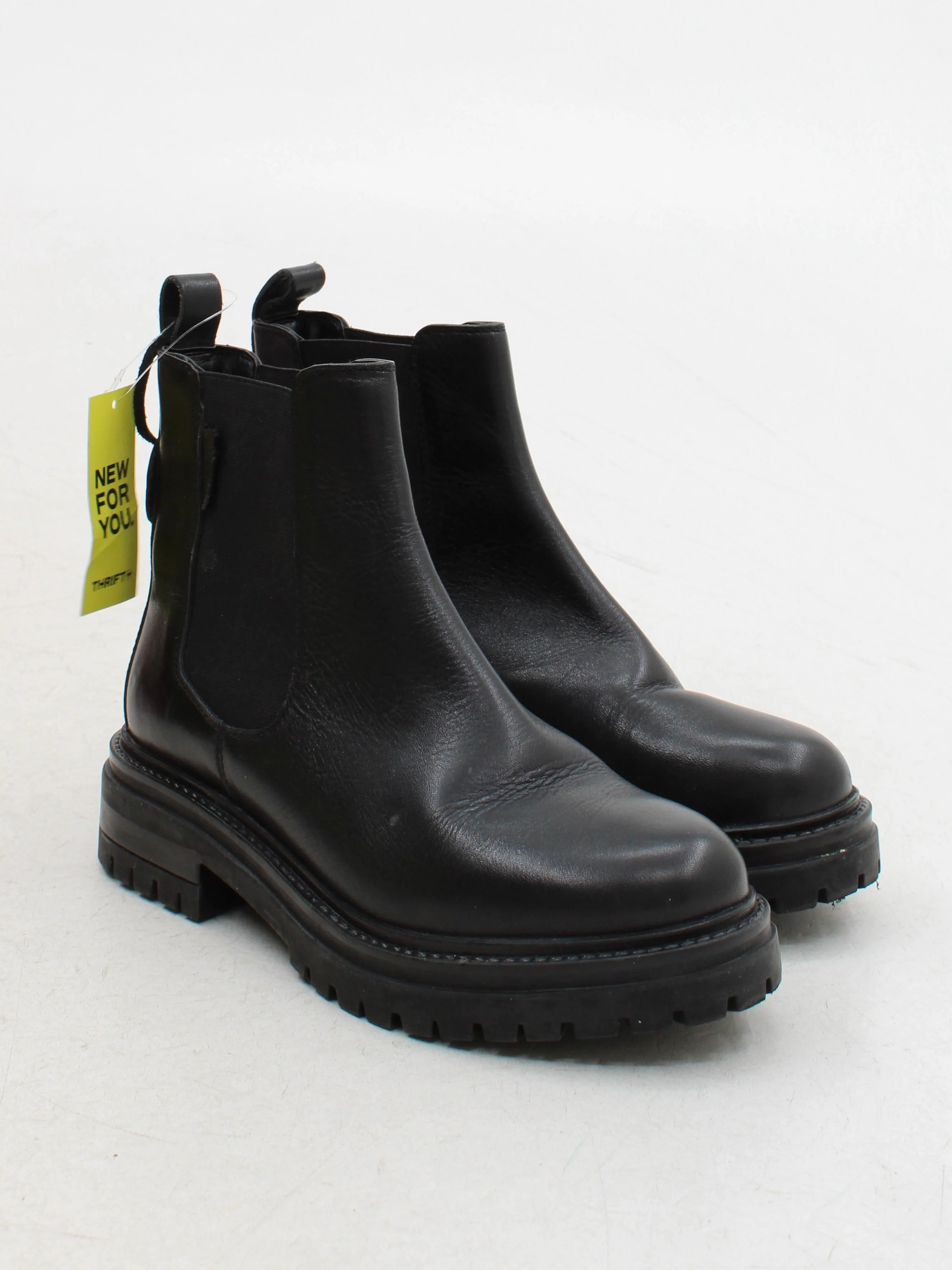 Office Men's Boots UK 5 Black 100% Leather Chelsea - Image 4