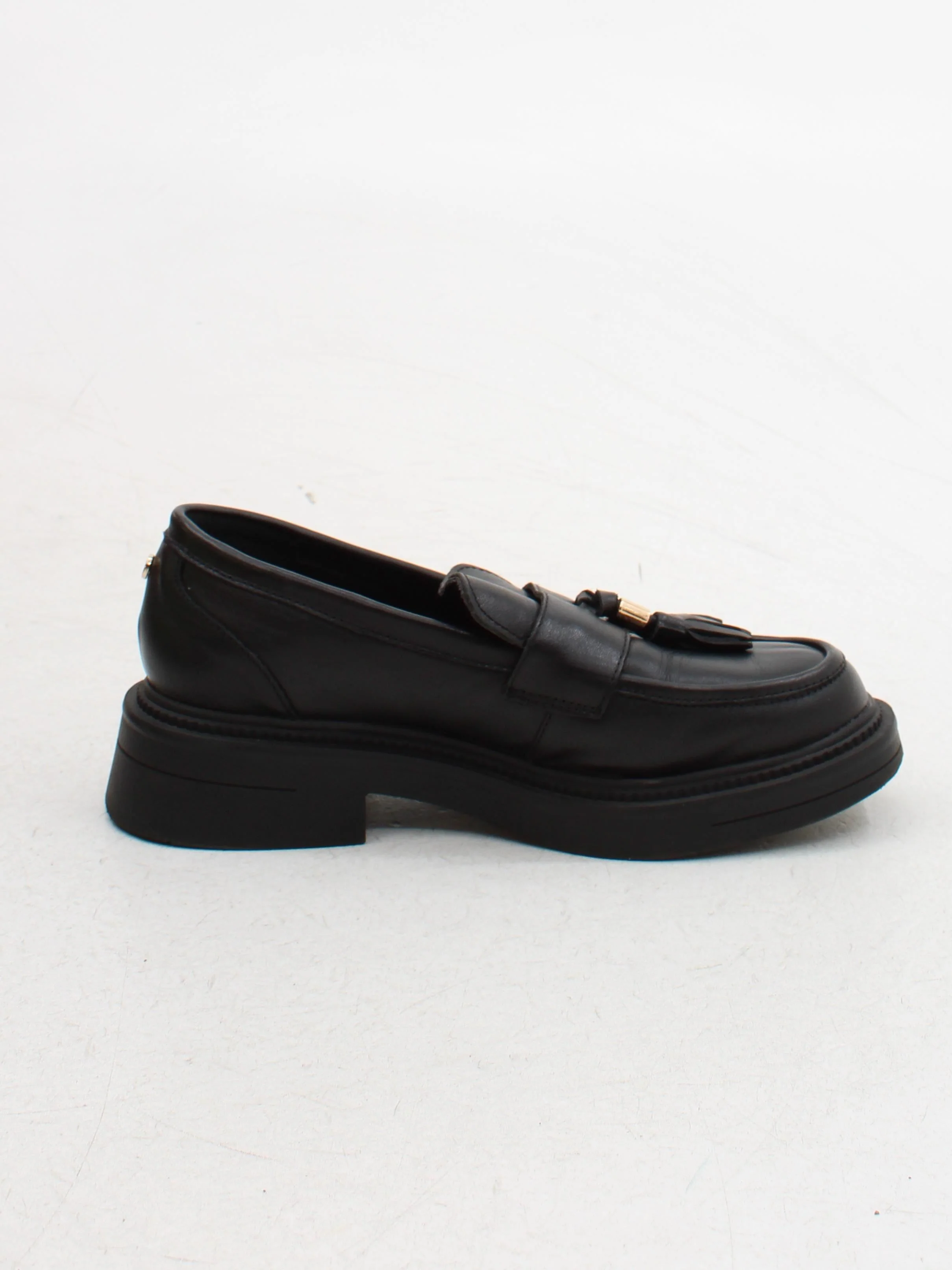 Office Women's Flat Shoes UK 5 Black 100% Leather Loafer - Image 5