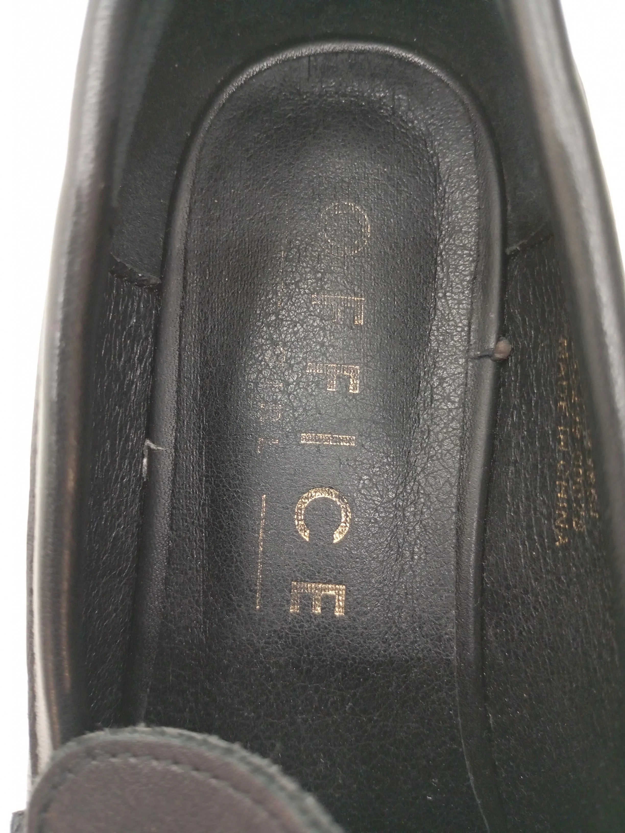 Office Women's Flat Shoes UK 5 Black 100% Leather Loafer - Image 6