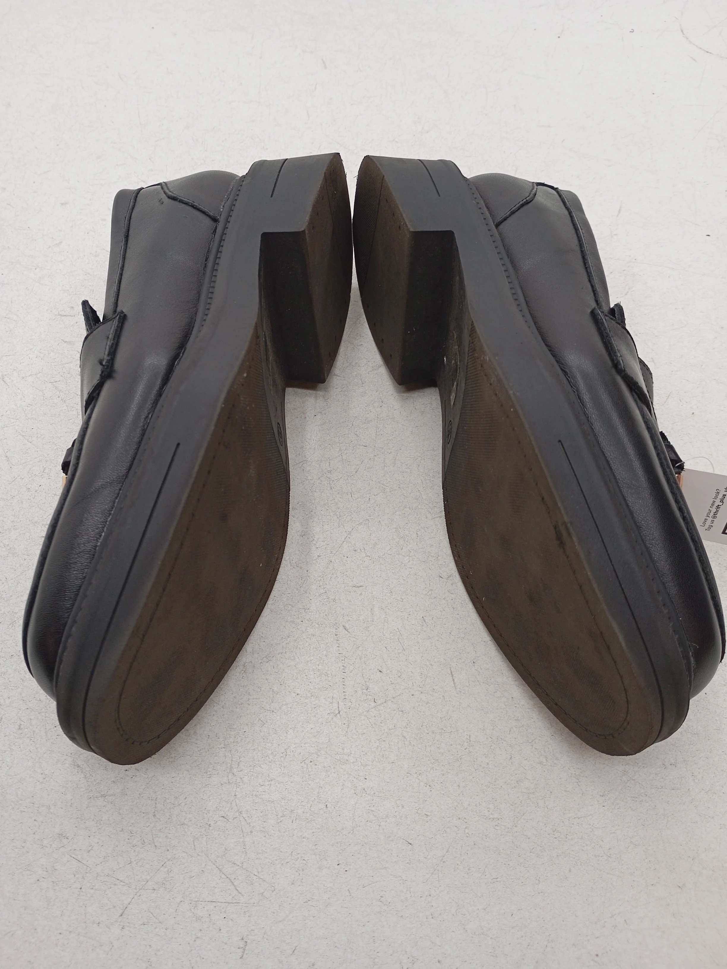 Office Women's Flat Shoes UK 5 Black 100% Leather Loafer - Image 7