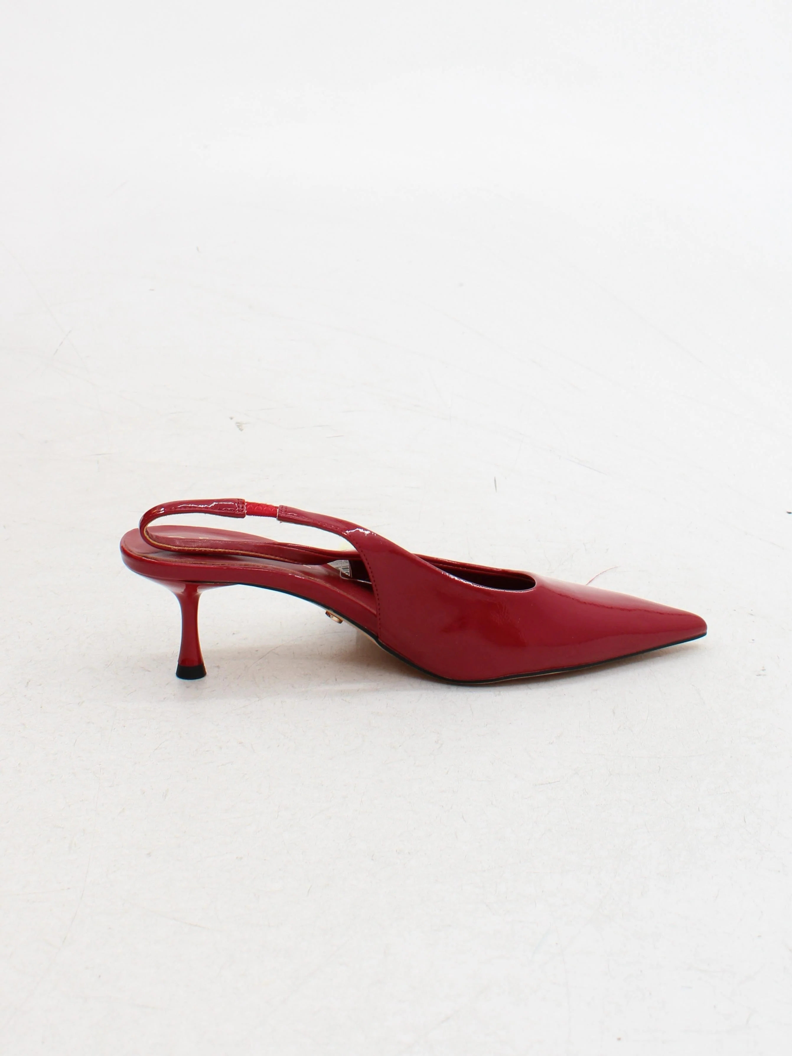 Office Women's Heels UK 5 Red 100% Leather Court - Image 5
