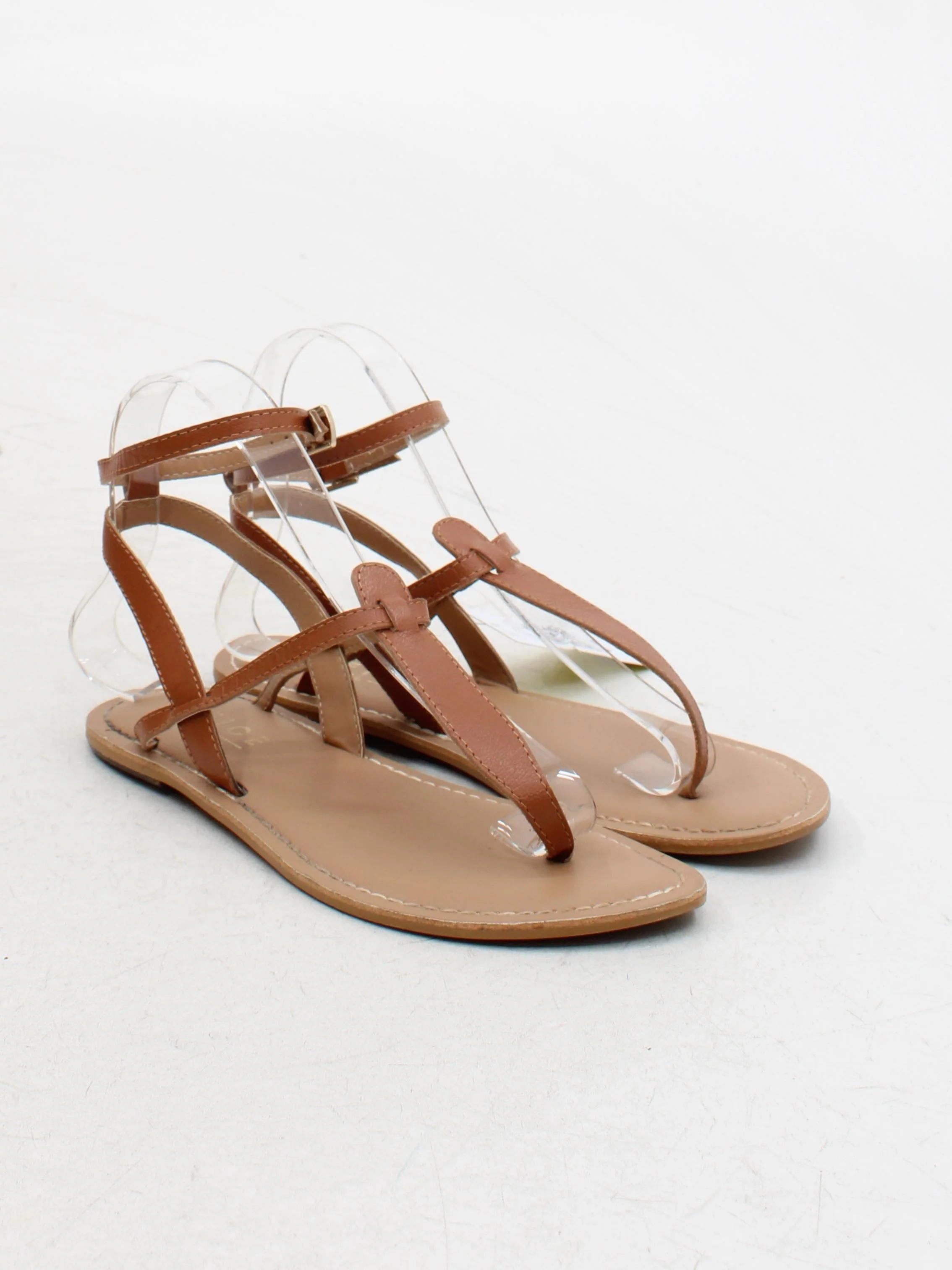 Office Women's Sandals UK 5 Brown 100% Leather Strappy - Image 4