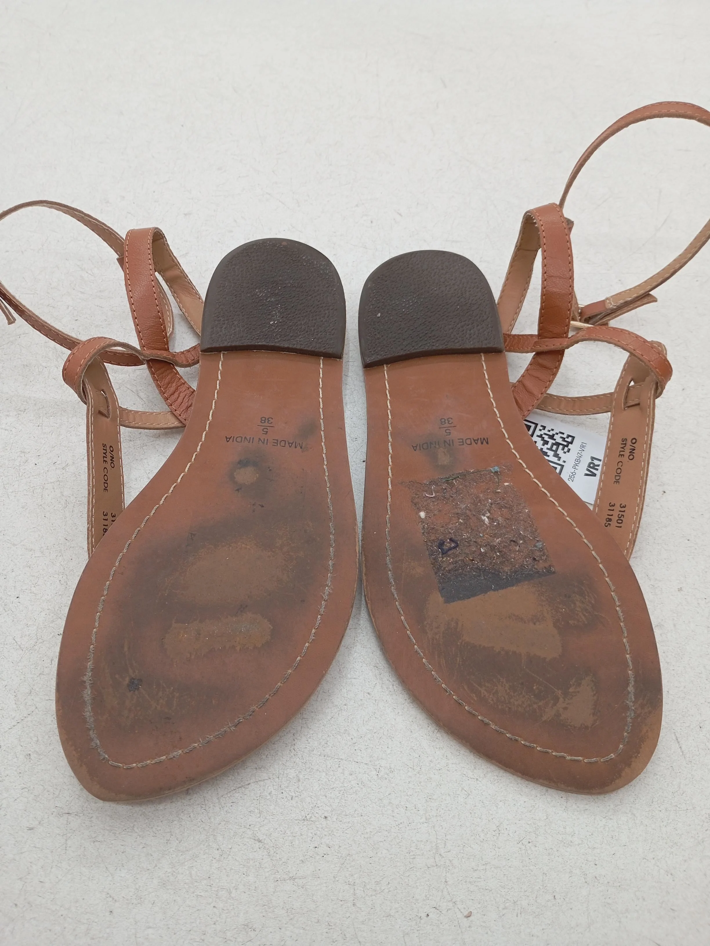 Office Women's Sandals UK 5 Brown 100% Leather Strappy - Image 7