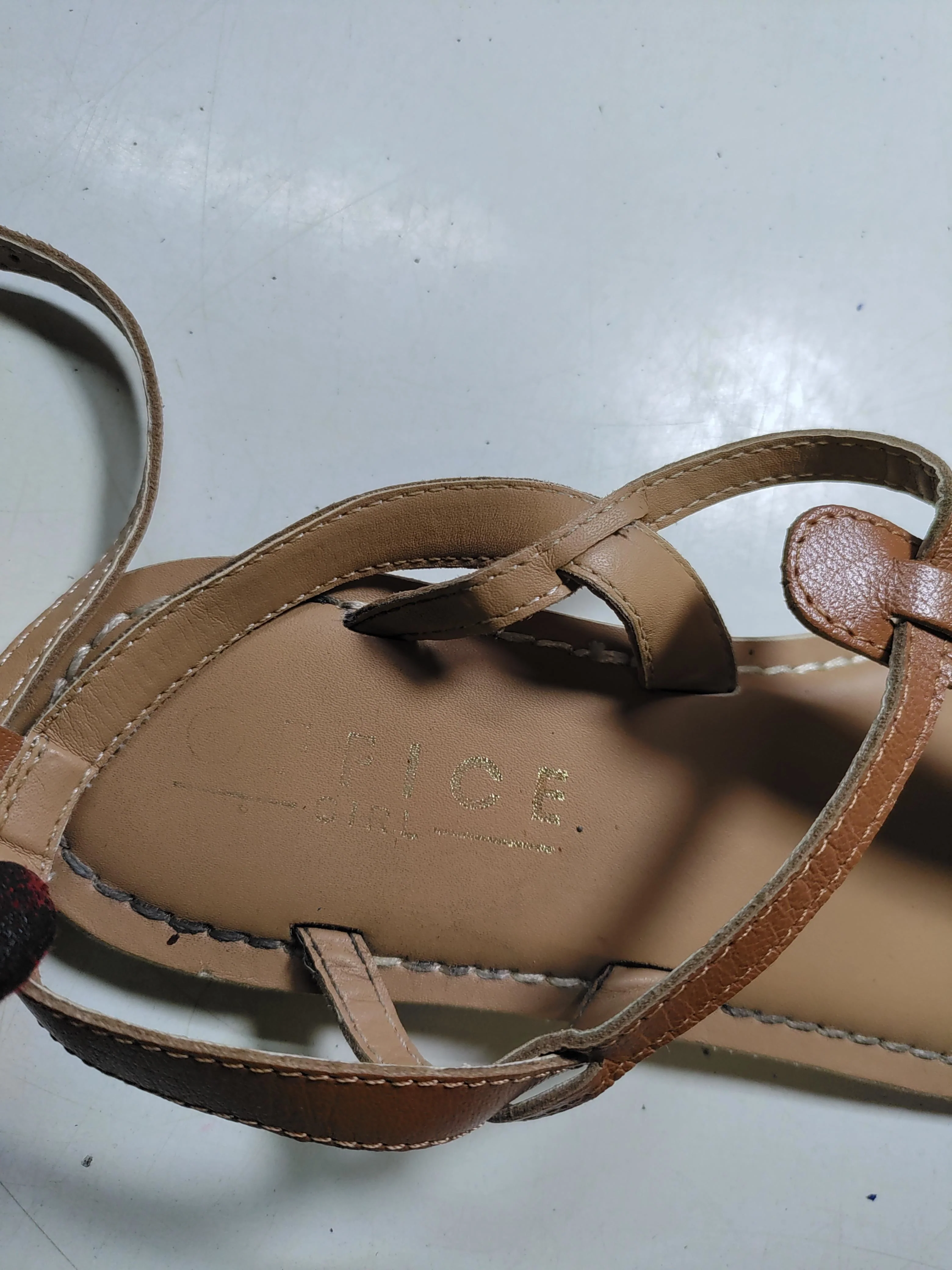 Office Women's Sandals UK 5 Brown 100% Leather Strappy - Image 8