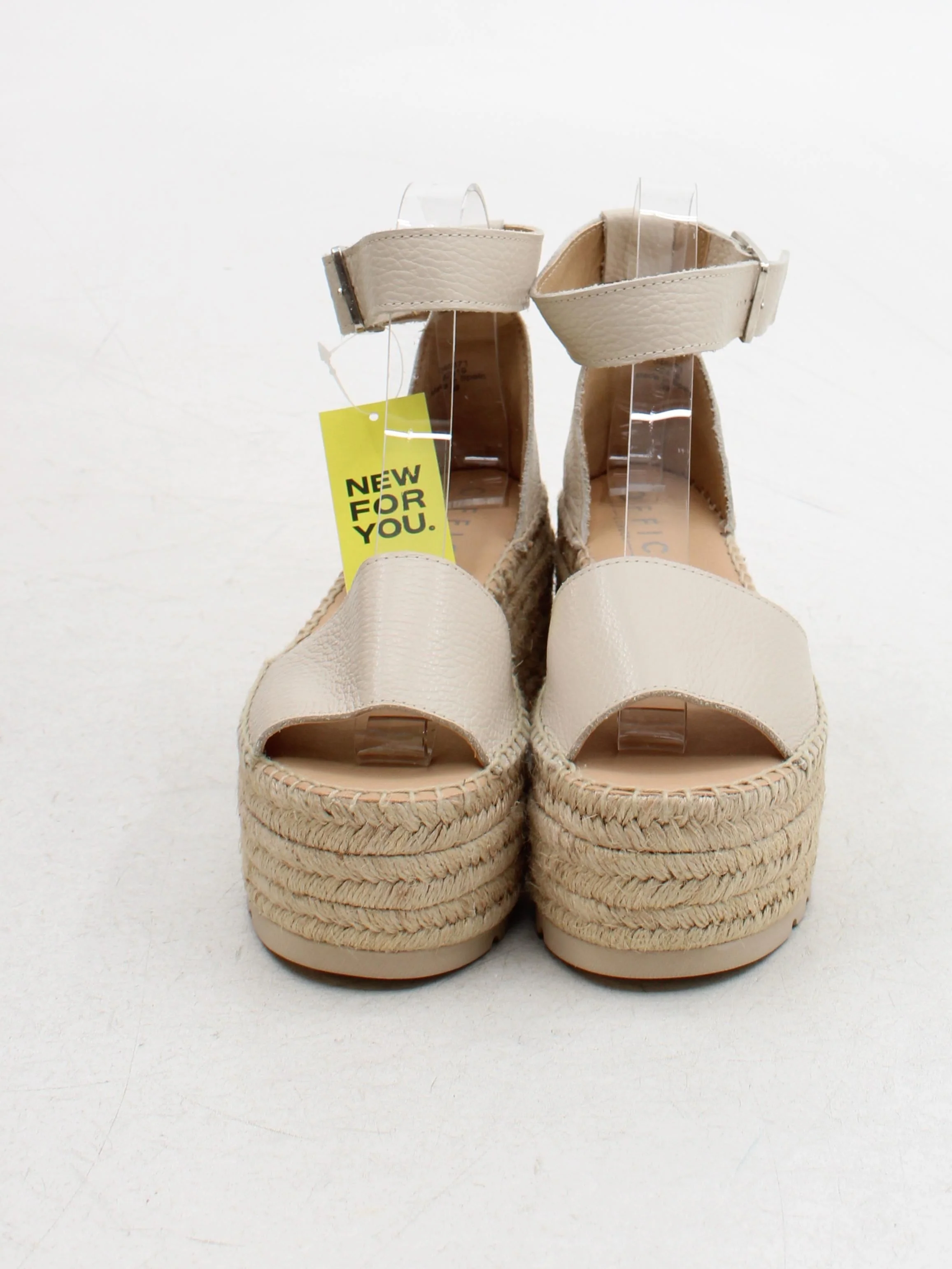 Office Women's Sandals UK 5 Cream 100% Leather Espadrille - Image 2