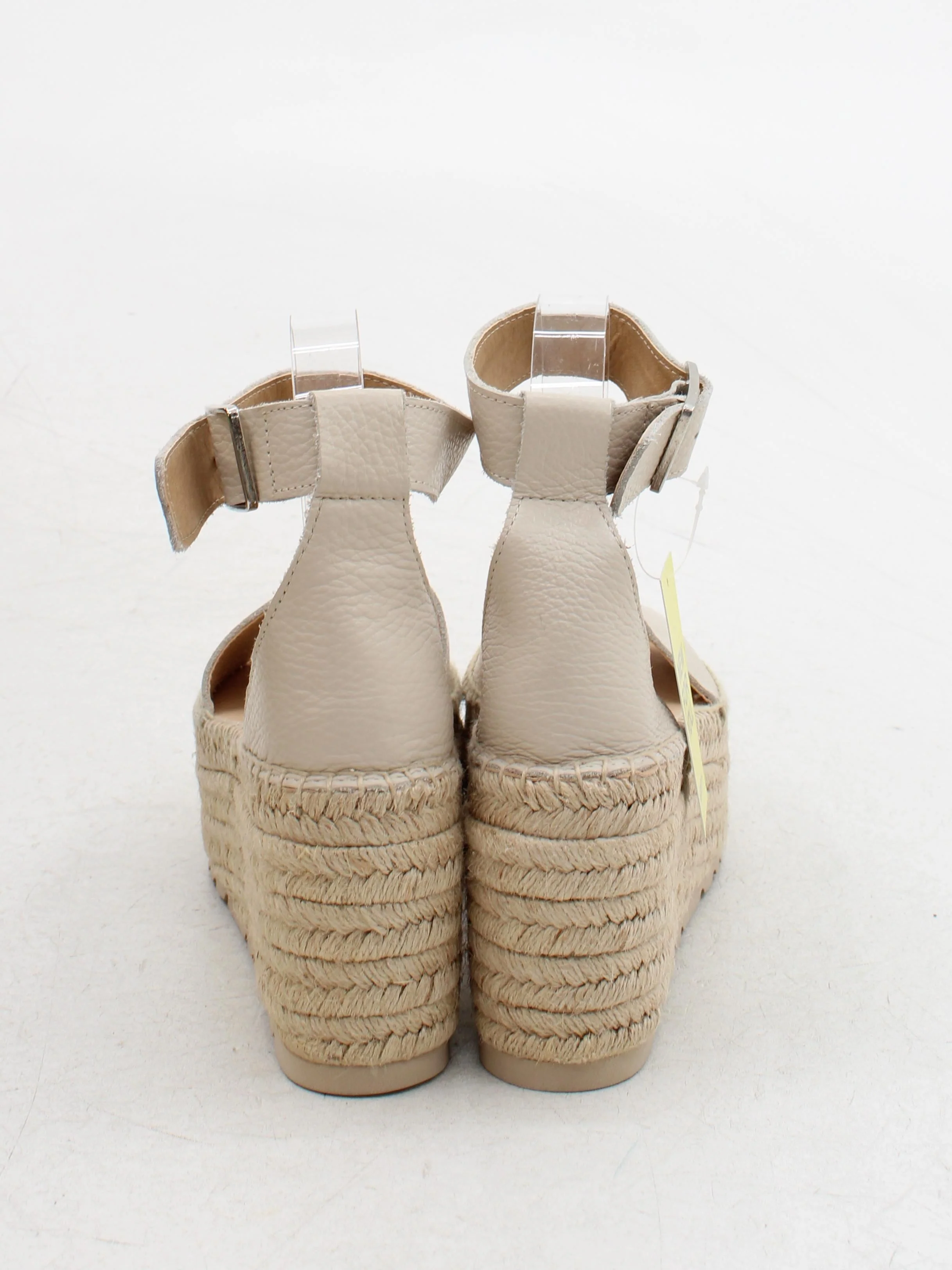 Office Women's Sandals UK 5 Cream 100% Leather Espadrille - Image 3