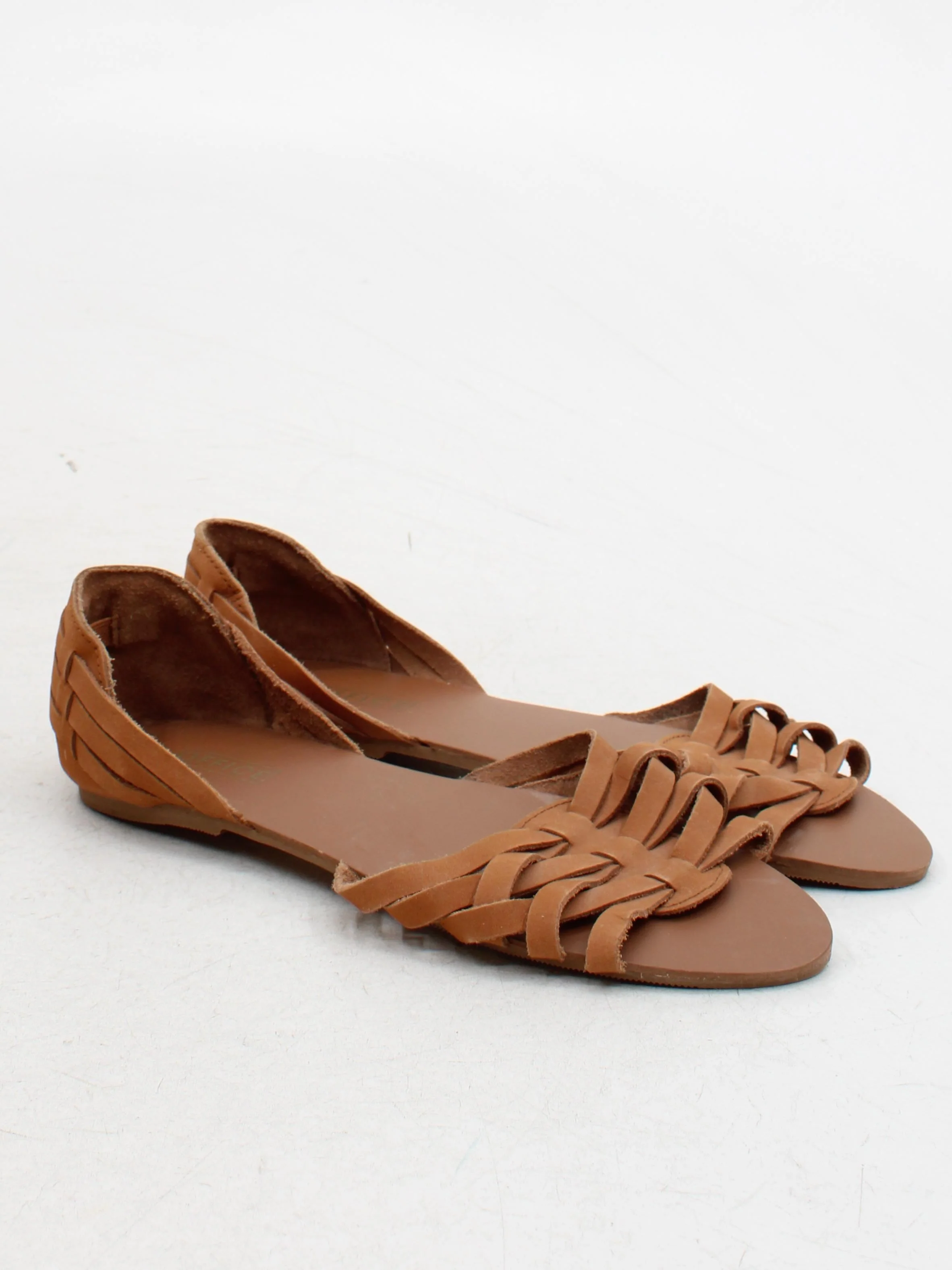 Office Women's Sandals UK 8 Tan 100% Suede Strappy - Image 4